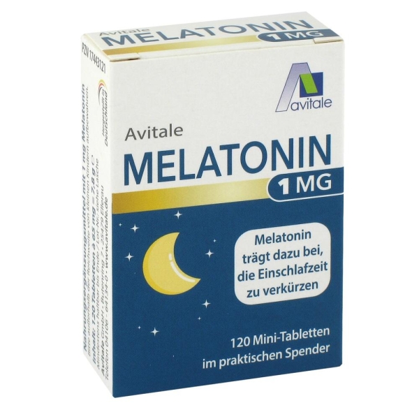 MELATONIN 1 mg Mini-Tabletten im Spender
