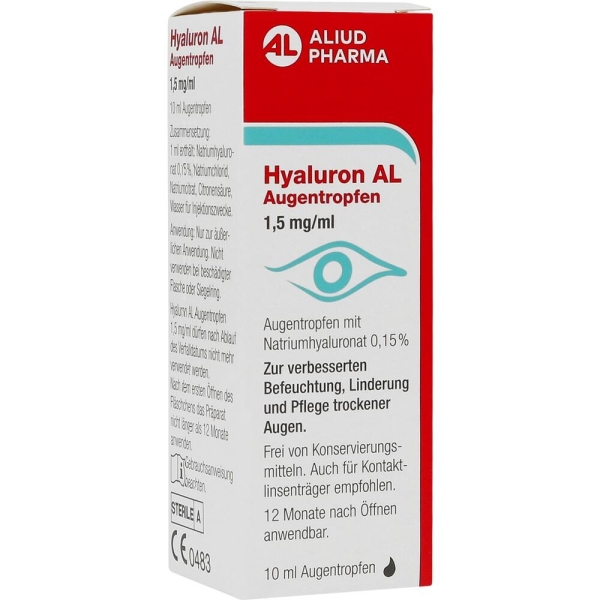 HYALURON AL Augentropfen 1,5 mg/ml