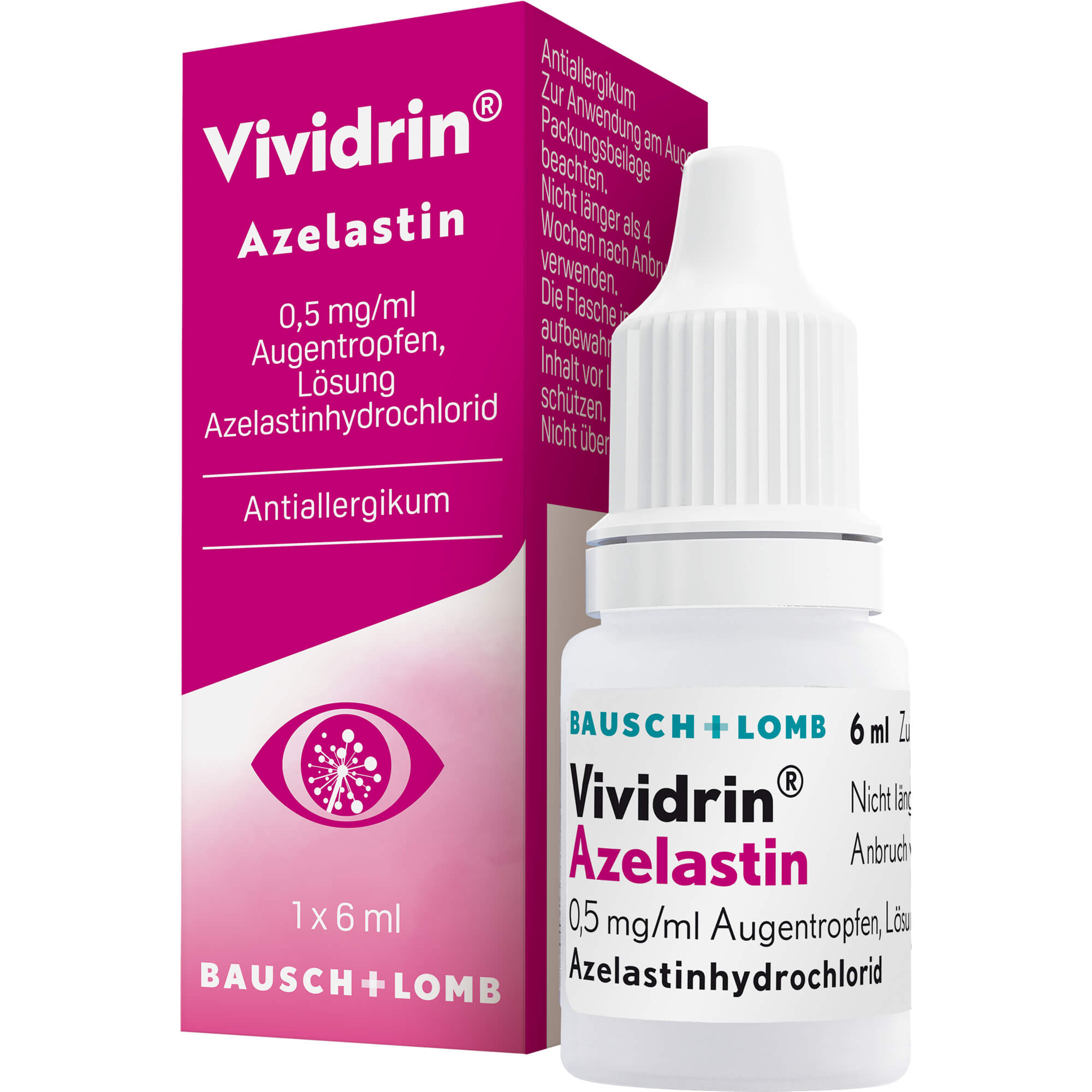 VIVIDRIN Azelastin 0,5 mg/ml Augentropfen
