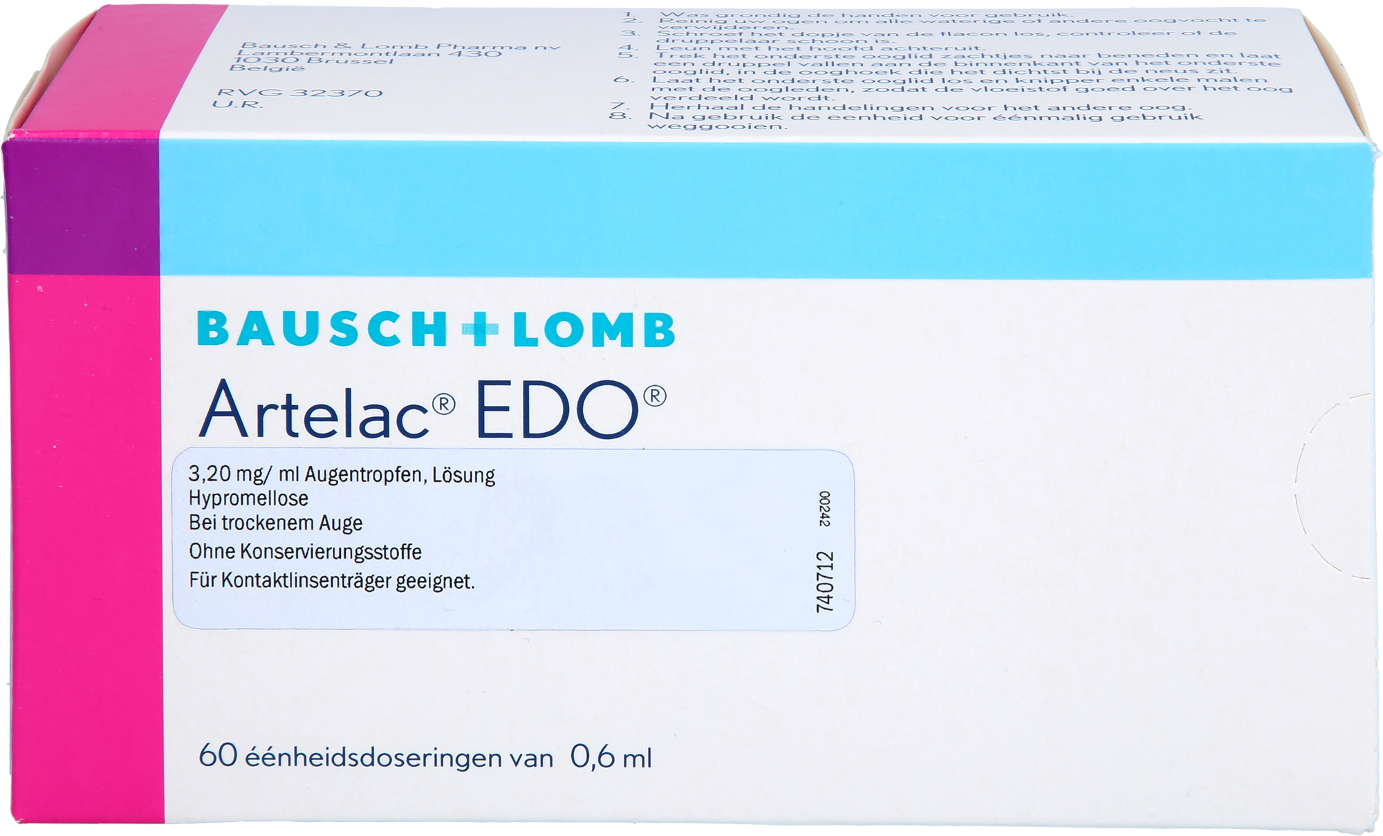 ARTELAC EDO Augentropfen 60X0.6 ml