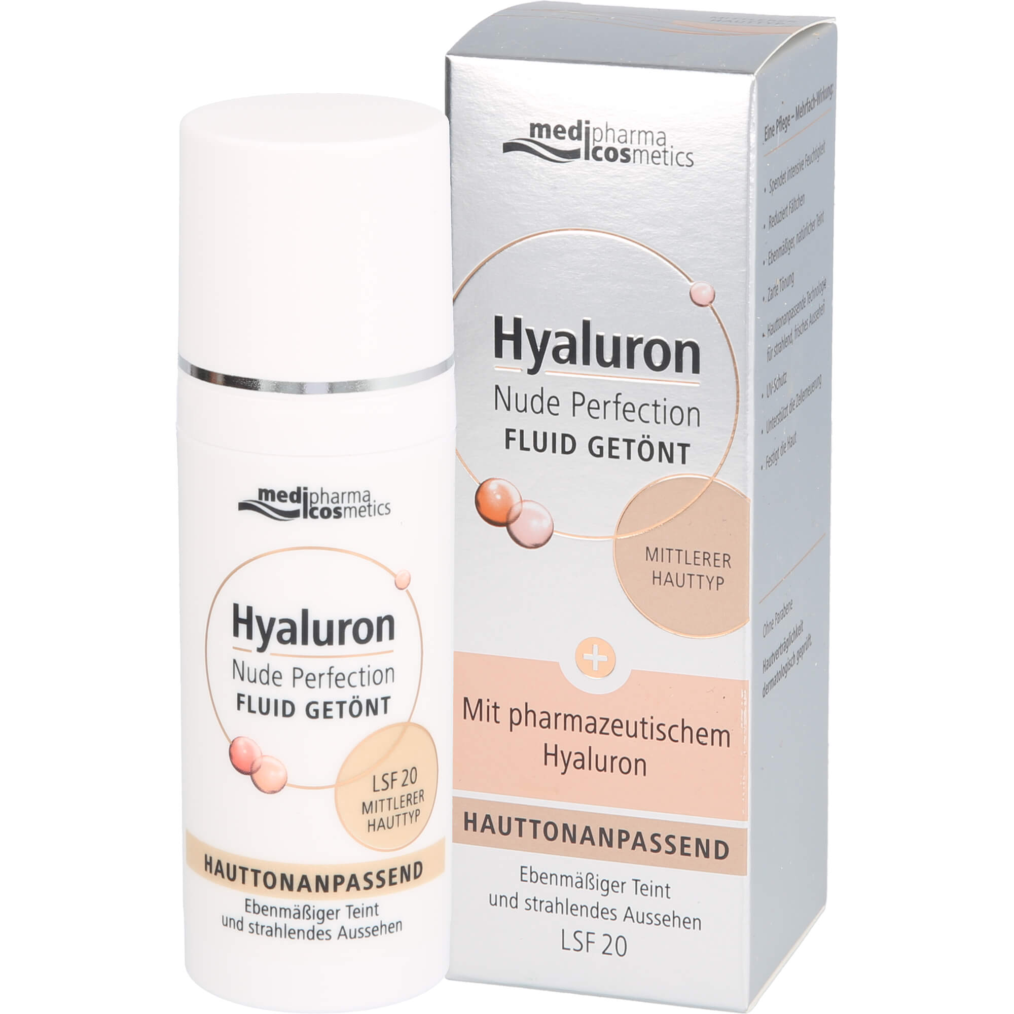 HYALURON NUDE Perfect.Fluid getö.mitt.HT LSF 20