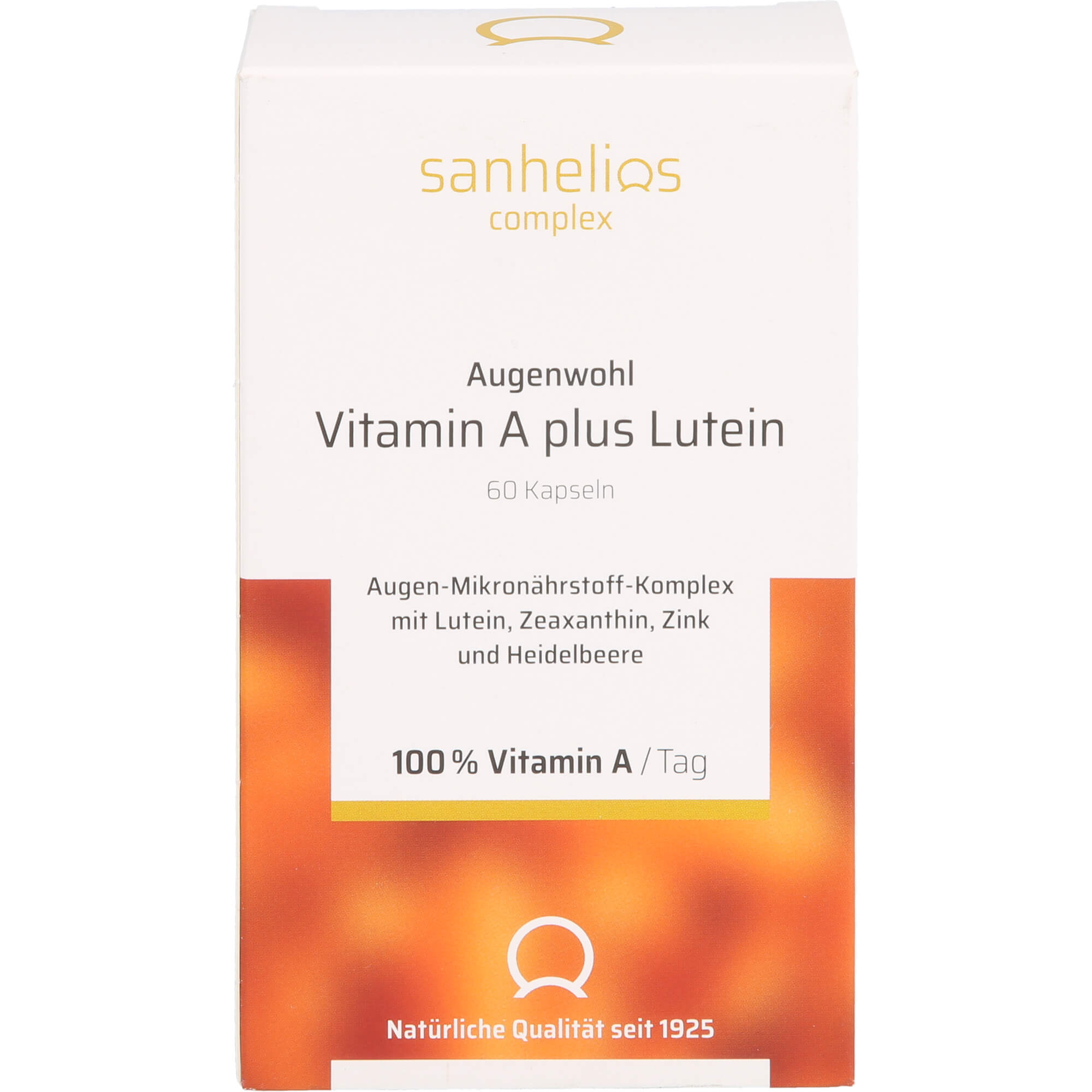 SANHELIOS Augenwohl Vitamin A plus Lutein Kapseln