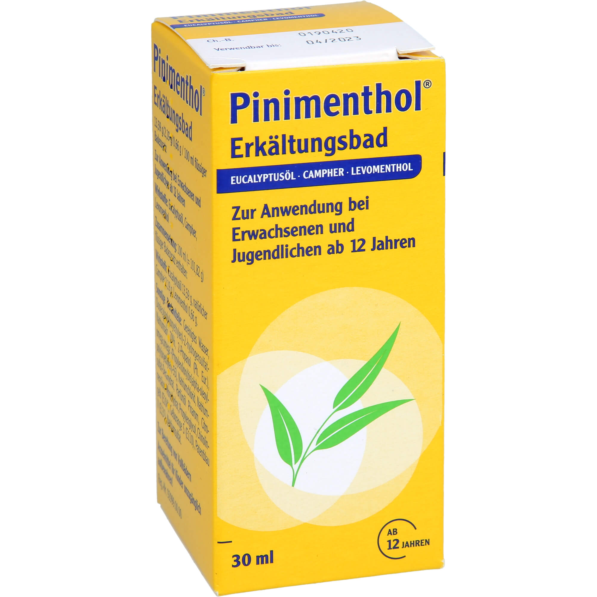 PINIMENTHOL Erkältungsbad ab 12 Jahre 30 ml