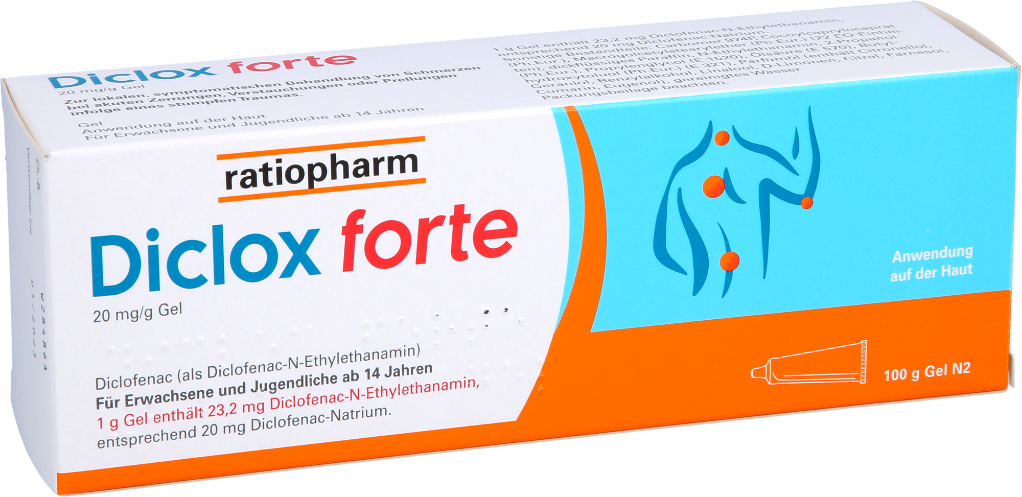 DICLOX forte 20 mg/g Gel 100 g