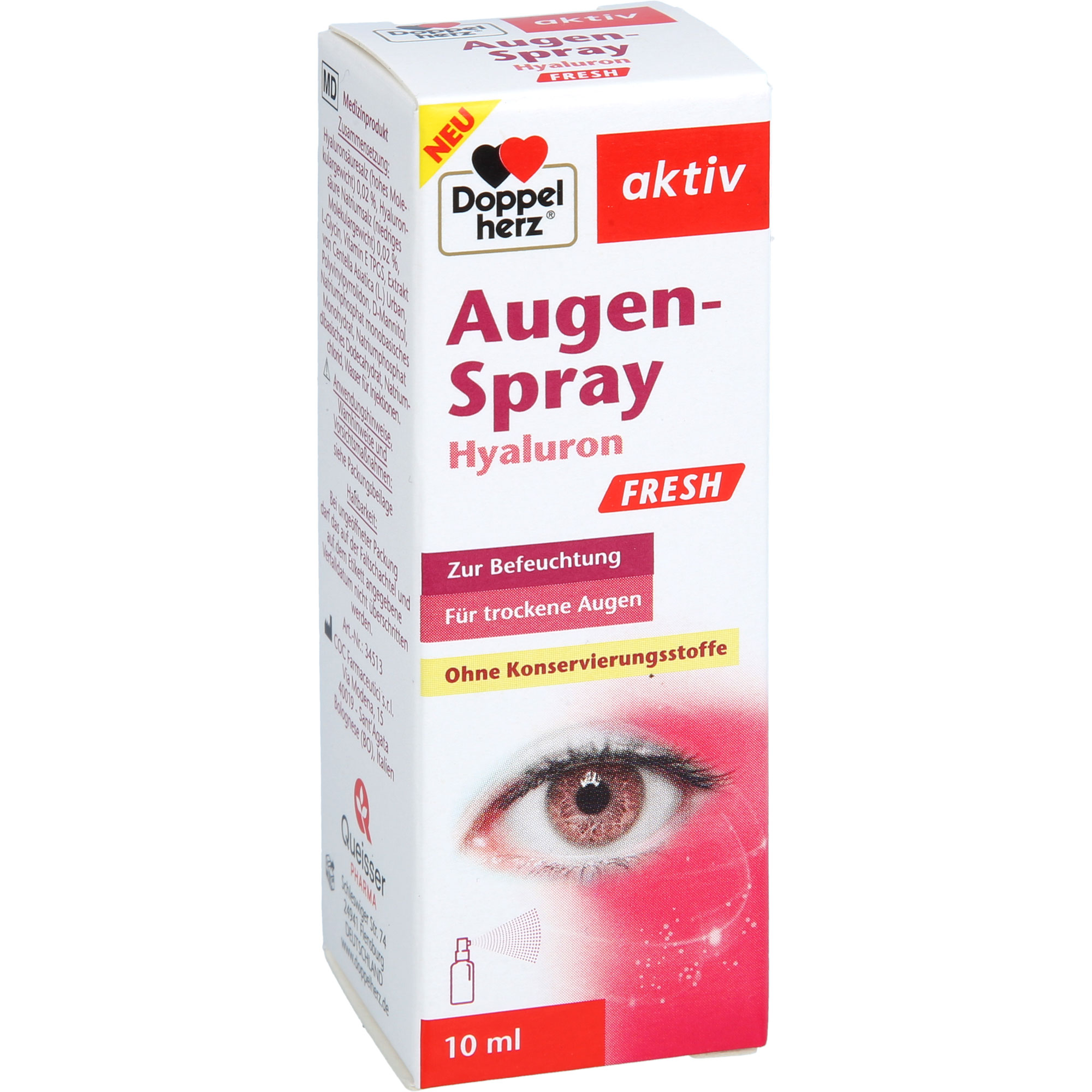 DOPPELHERZ Augen-Spray Hyaluron FRESH
