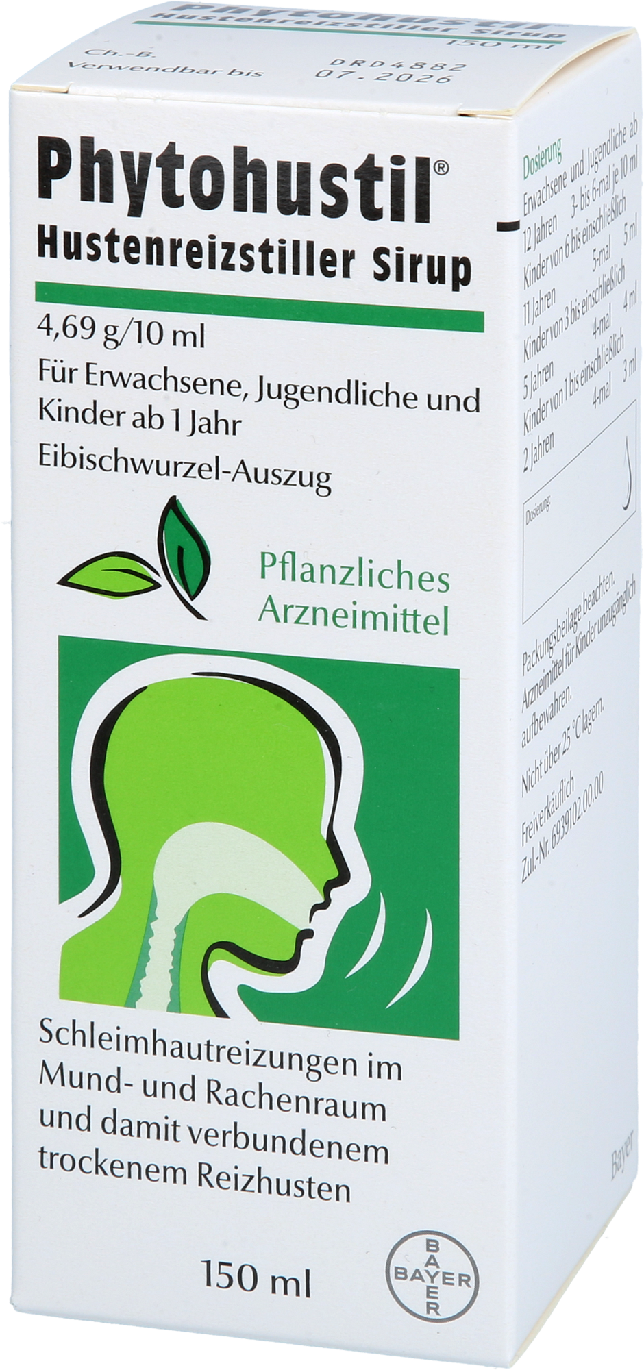 PHYTOHUSTIL Hustenreizstiller Sirup