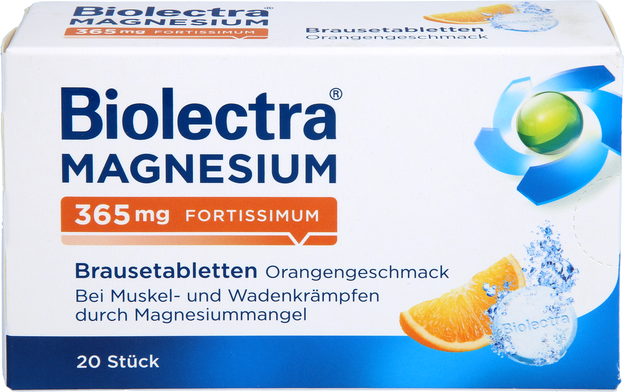 BIOLECTRA Magnesium 365 mg fortissimum Orange 20 St