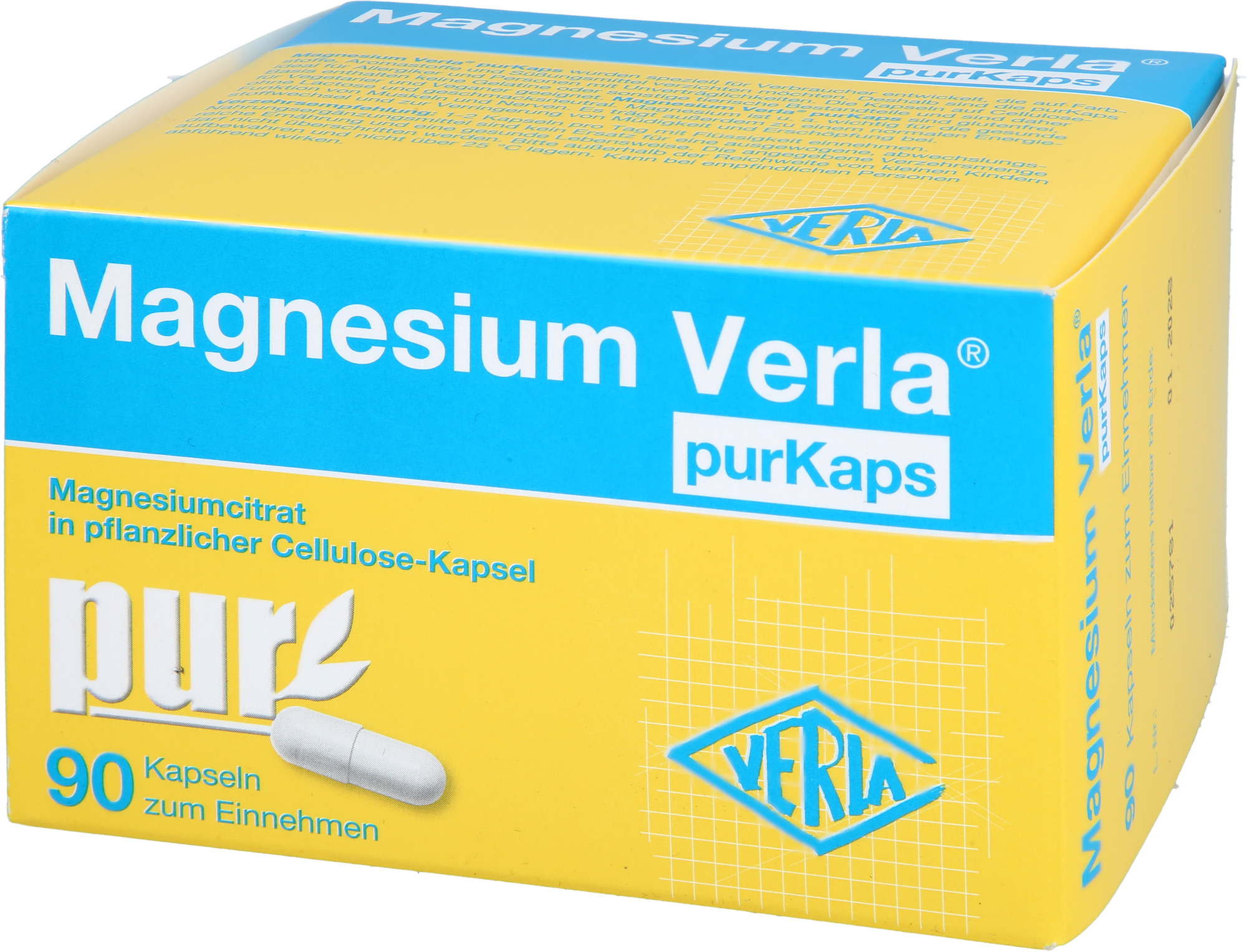 MAGNESIUM VERLA purKaps 90 St