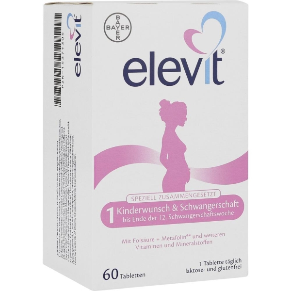 ELEVIT 1 Kinderwunsch & Schwangerschaft Tabletten 1X60 St