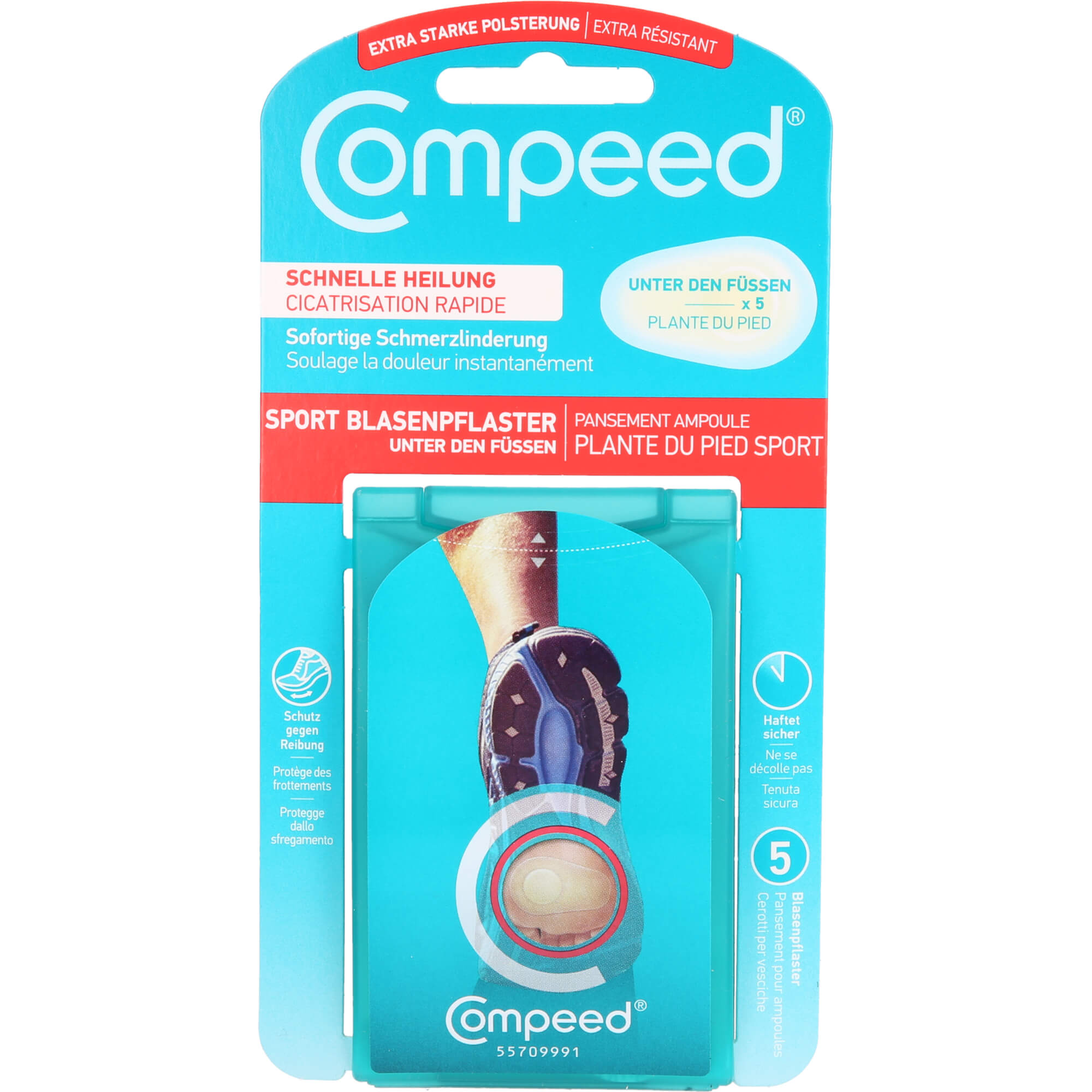 COMPEED Blasenpflaster unter den Füßen