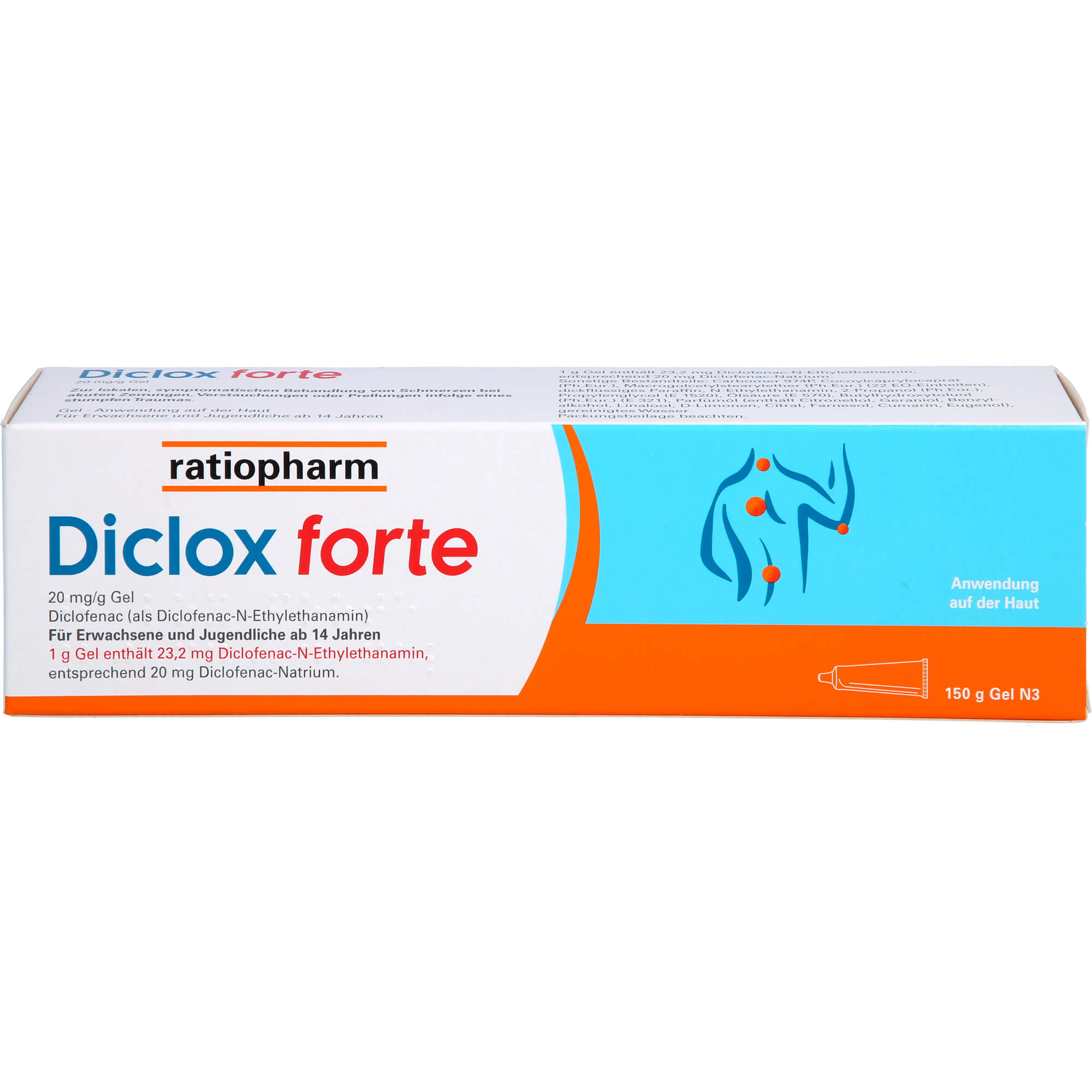 DICLOX forte 20 mg/g Gel 150 g