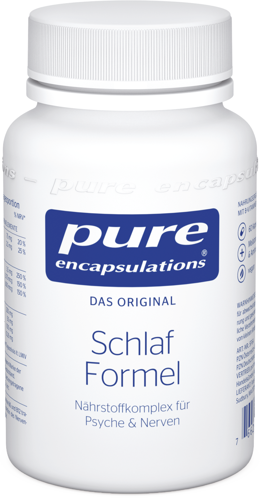 PURE ENCAPSULATIONS Schlaf Formel Kapseln