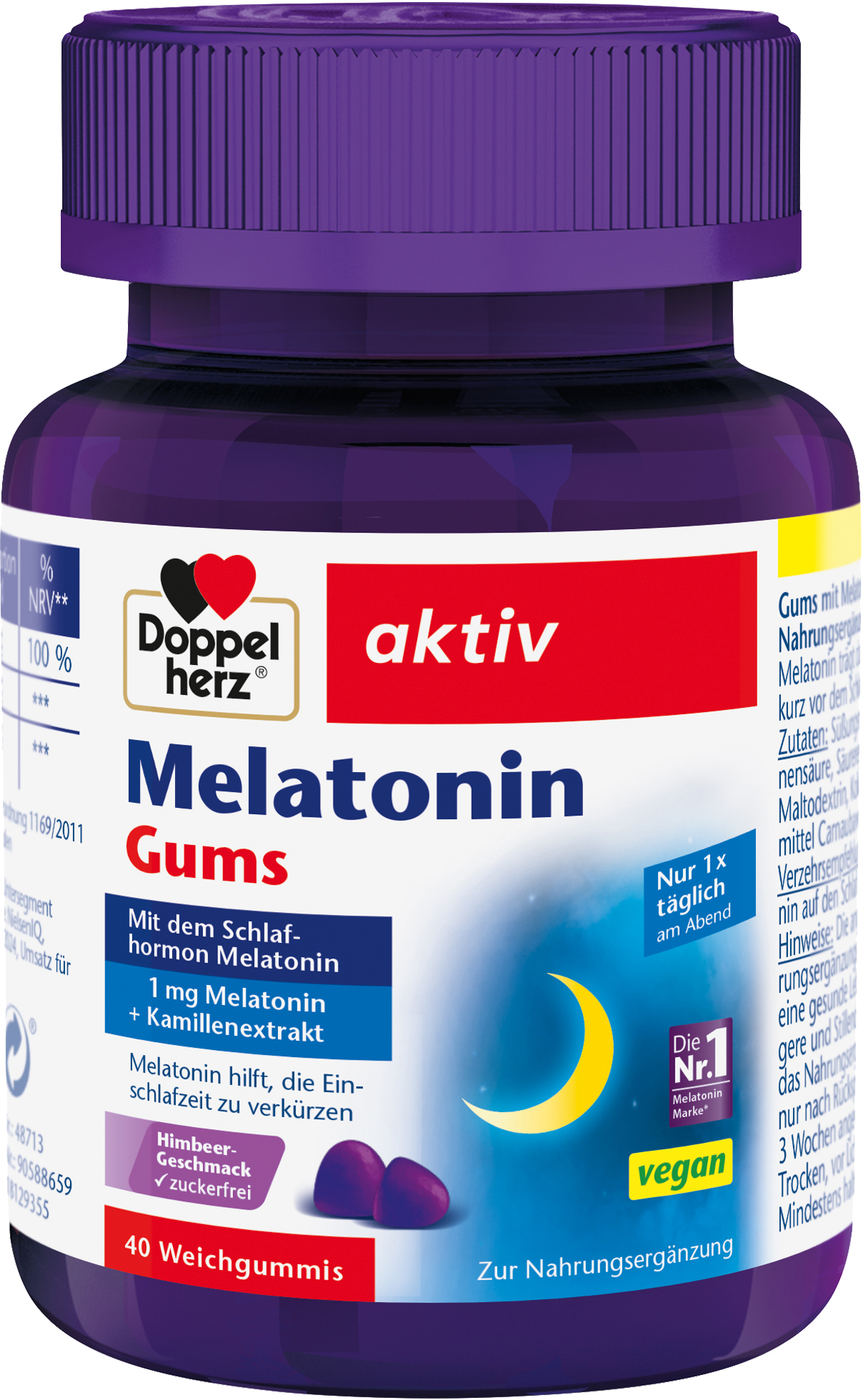 DOPPELHERZ Melatonin Gums