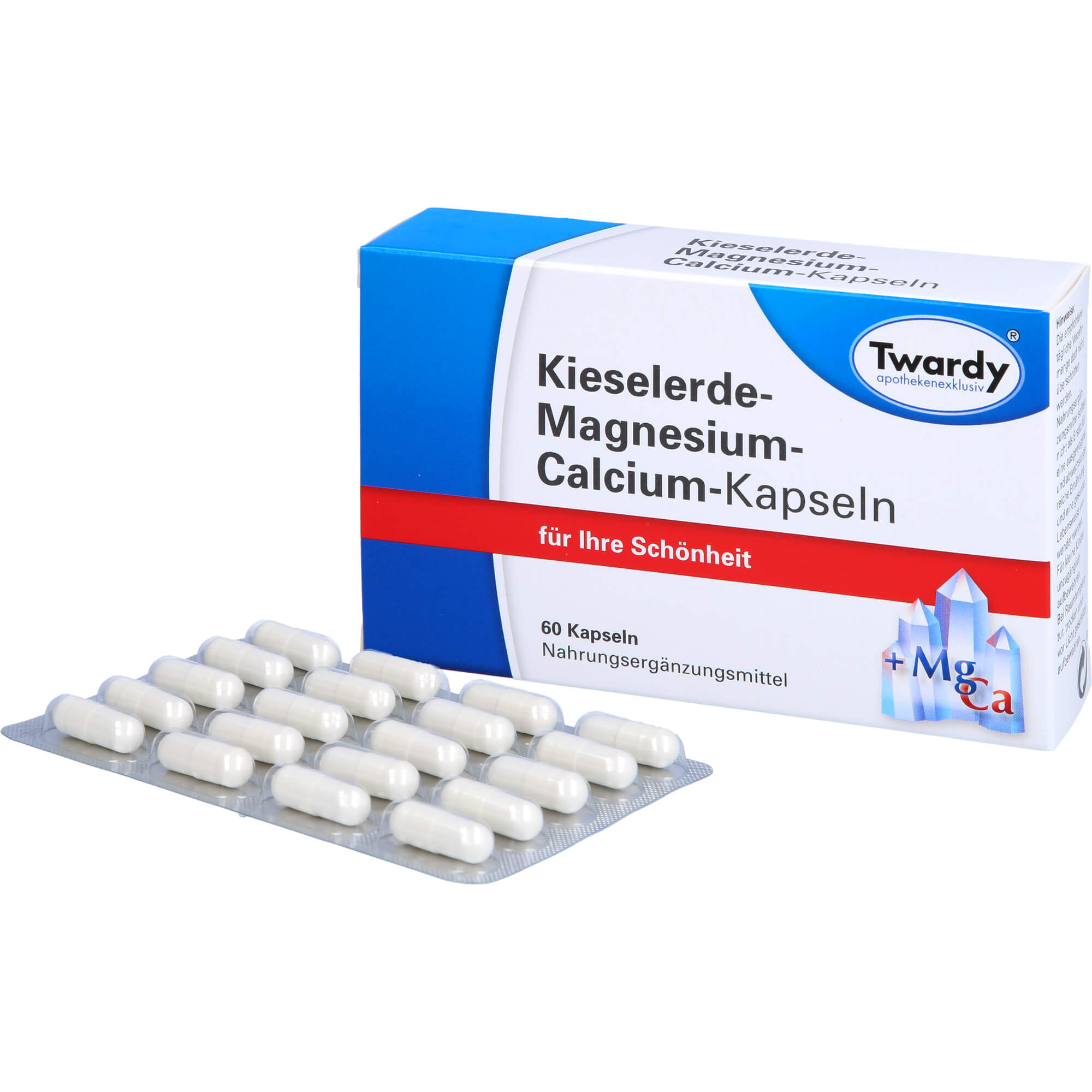 KIESELERDE MAGNESIUM Calcium Kapseln 60 St