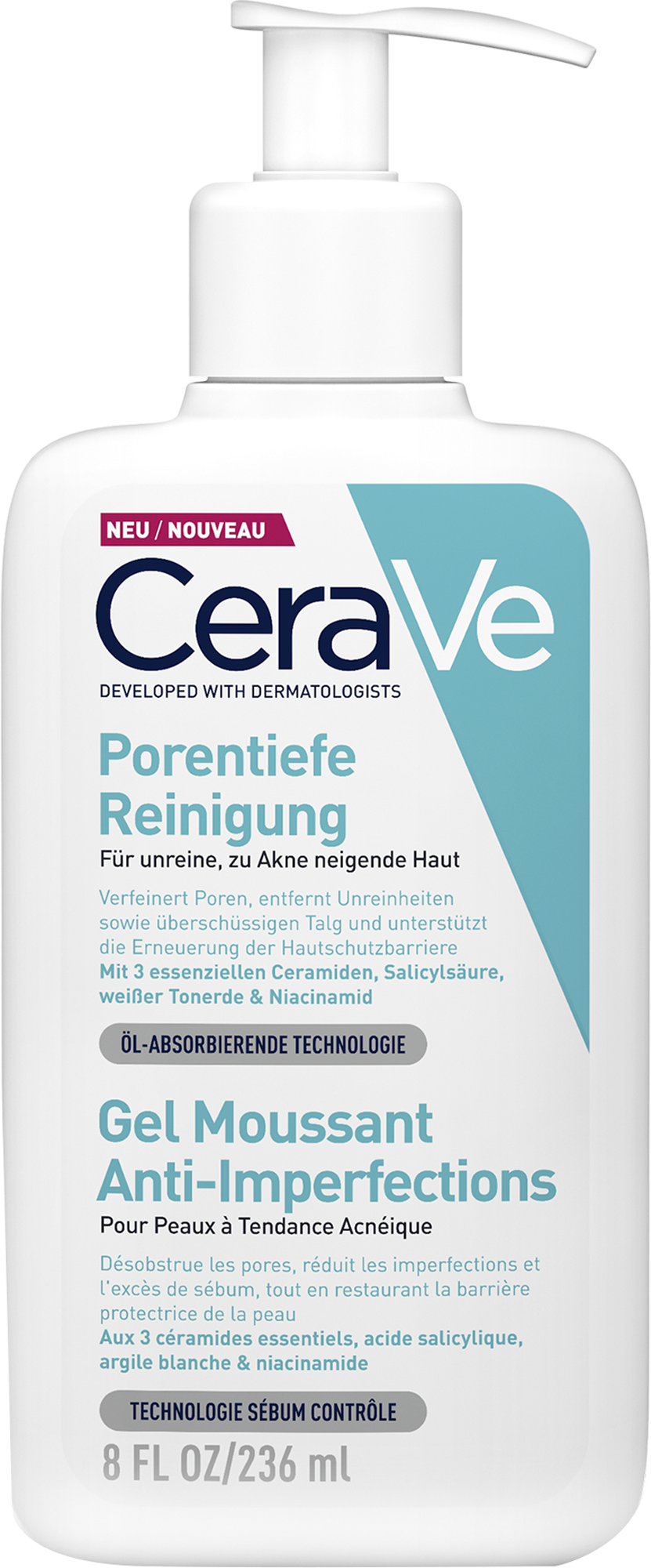 CERAVE porentiefe Reinigung Gel 236 ml