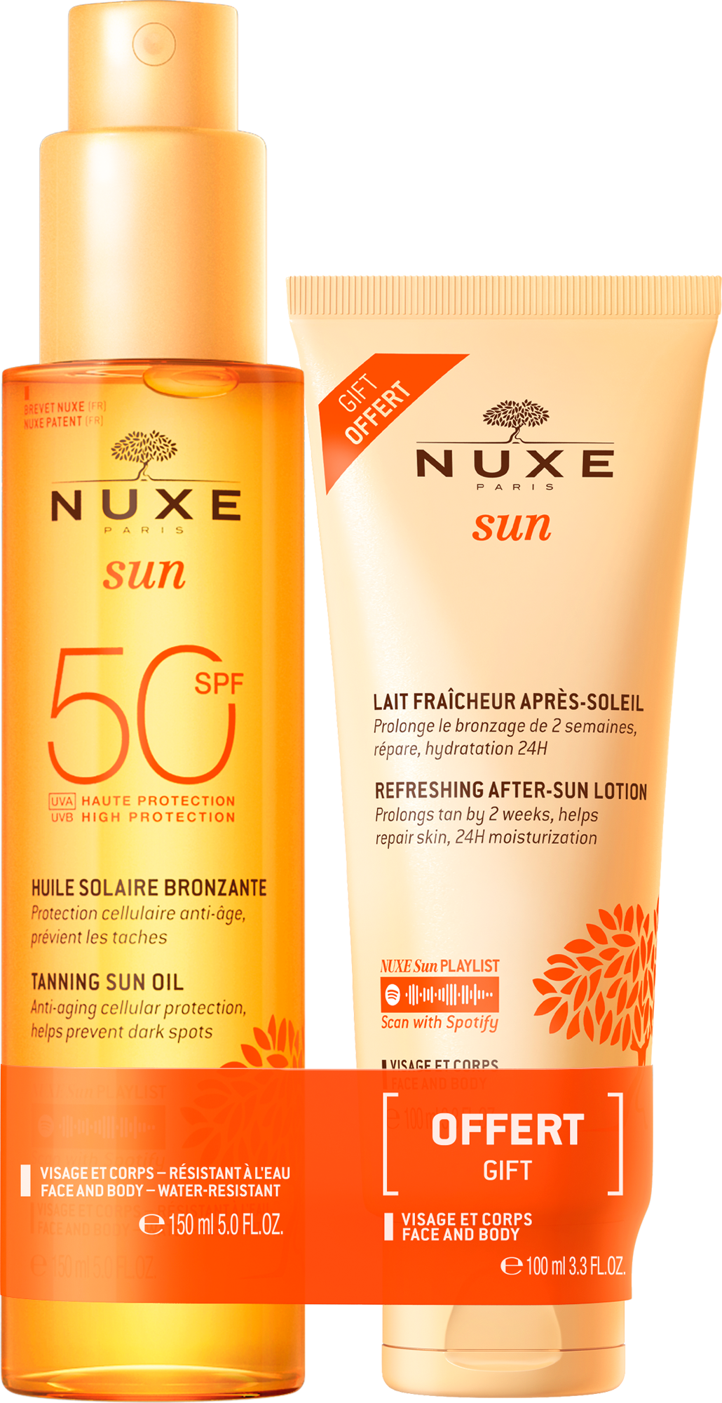 NUXE Sun Set Öl LSF 50+After Sun 100ml 2023