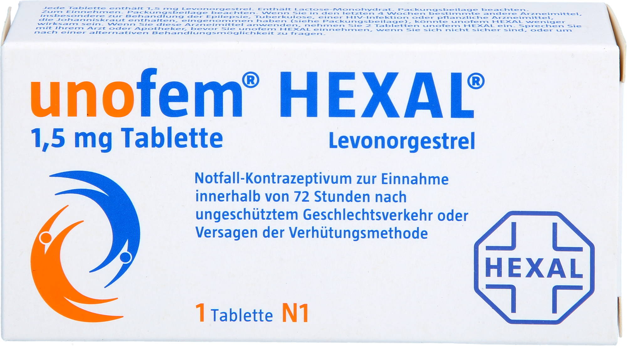 UNOFEM HEXAL 1,5 mg Tablette