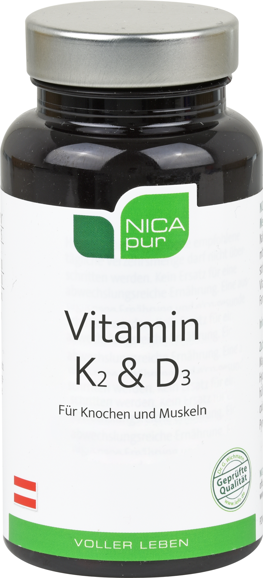 NICAPUR Vitamin K2 & D3 Kapseln