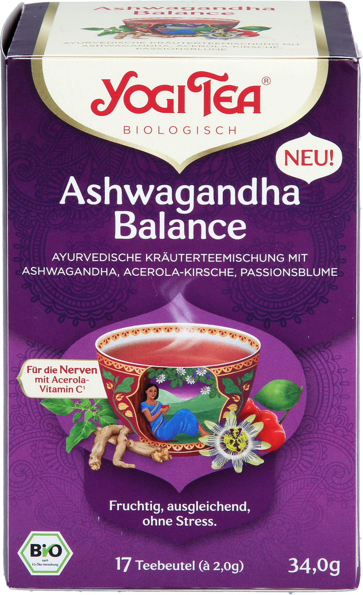 YOGI TEA Ashwagandha Balance Bio Filterbeutel