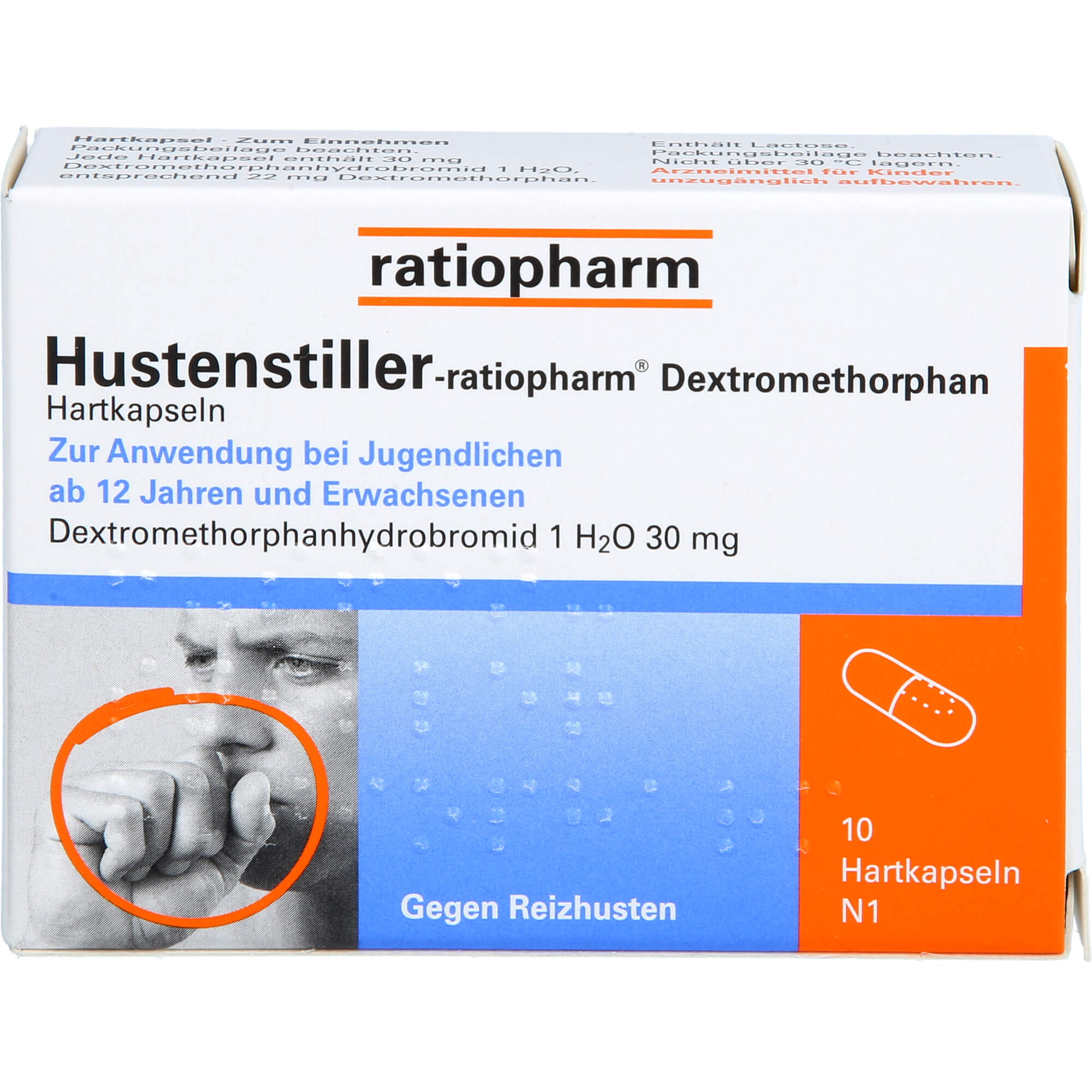 HUSTENSTILLER-ratiopharm Dextromethorphan Kapseln
