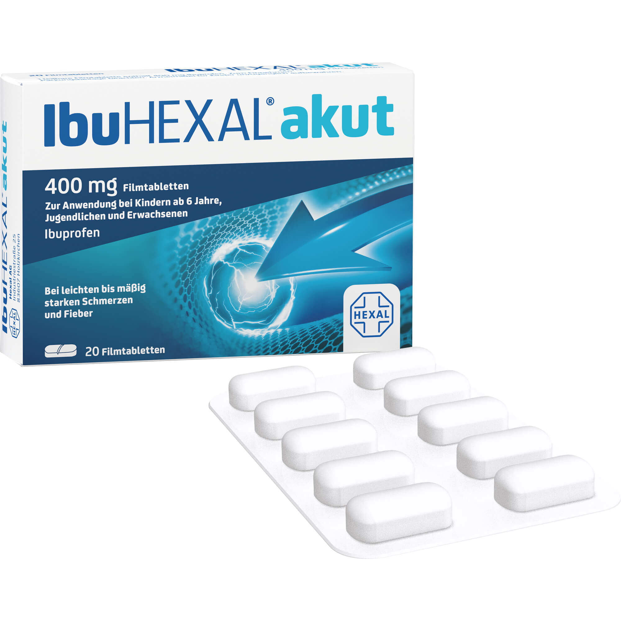 IBUHEXAL akut 400 Filmtabletten 20 St
