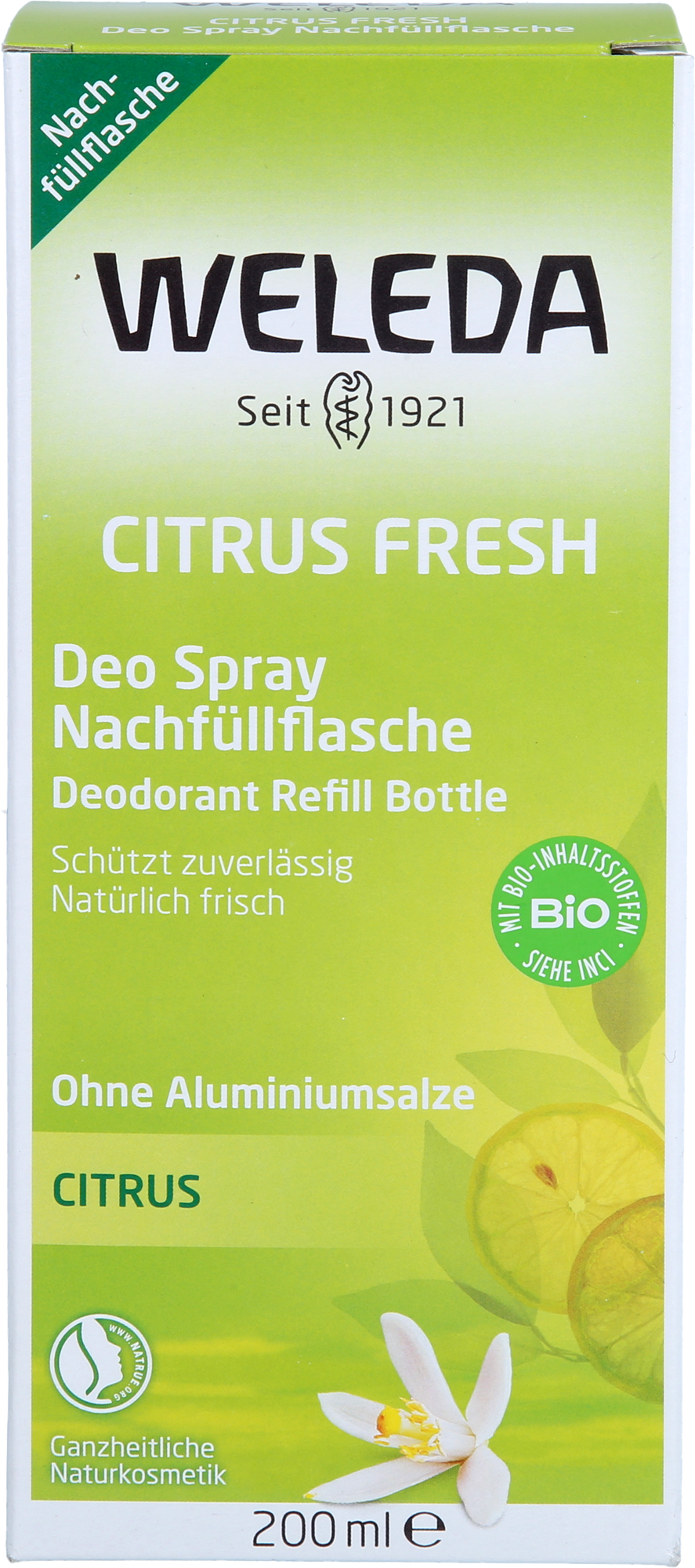WELEDA Citrus Fresh Deo Spray Nachfüllflasche