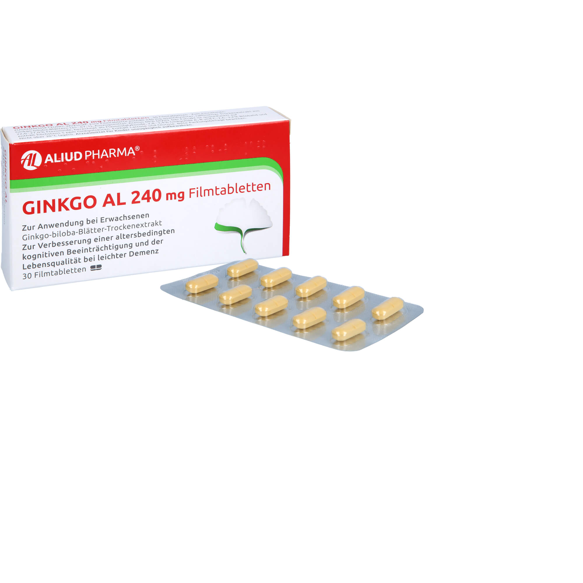 GINKGO AL 240 mg Filmtabletten 30 St
