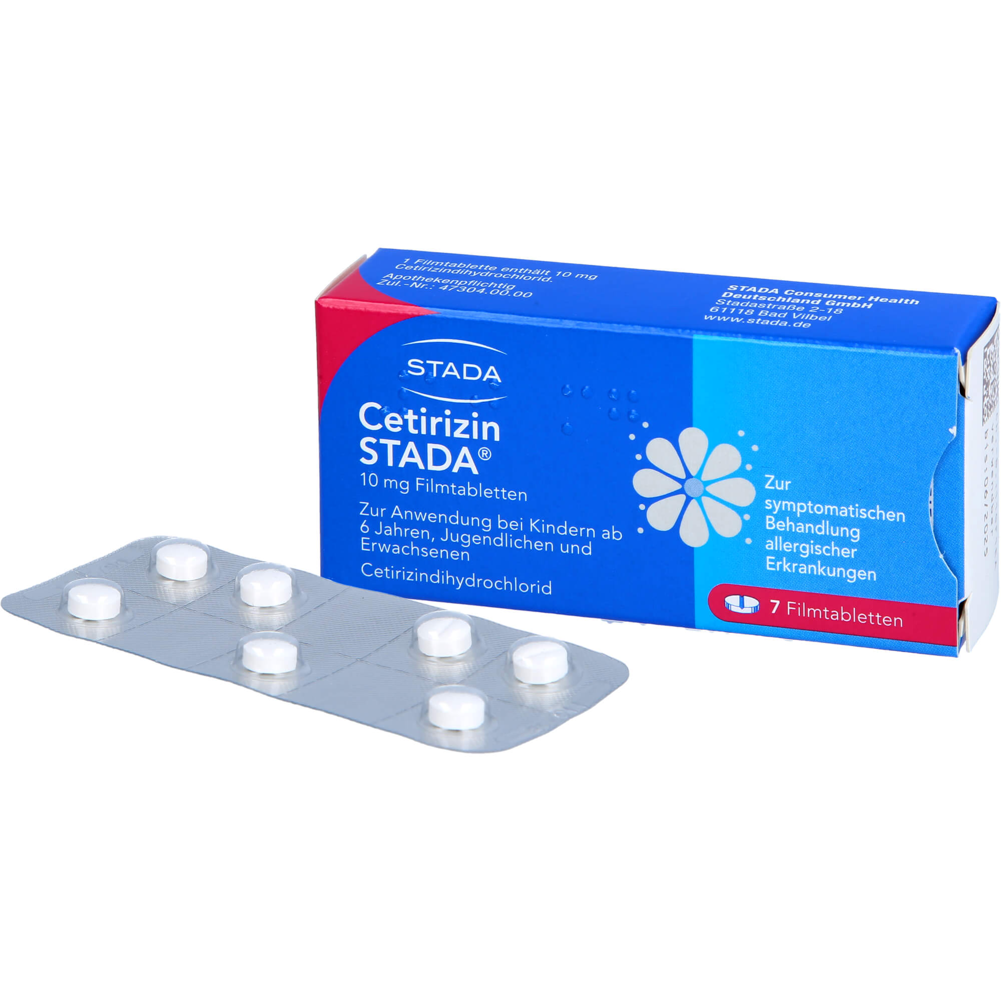CETIRIZIN STADA 10 mg Filmtabletten 7 St