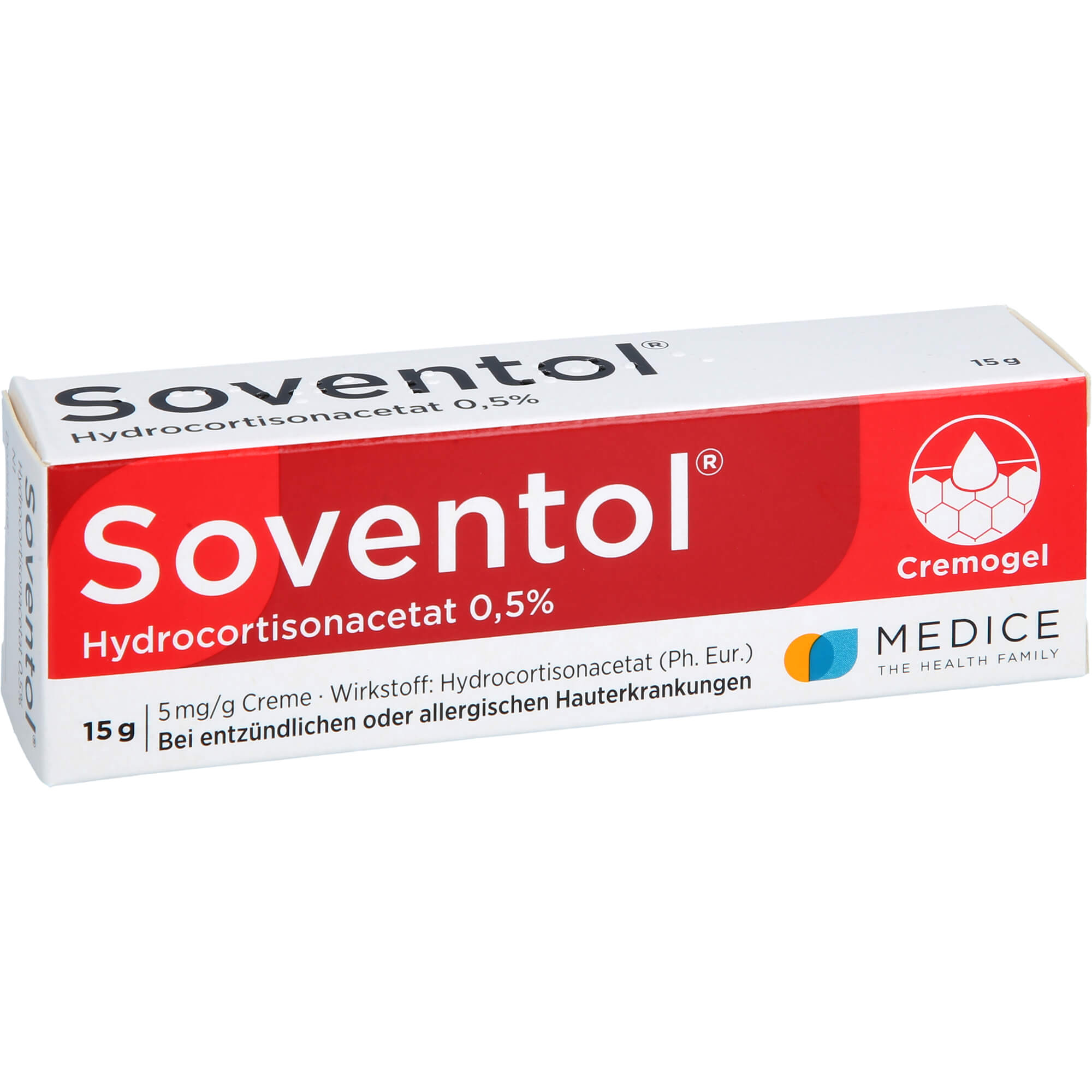 SOVENTOL Hydrocortisonacetat 0,5% Creme 15 g