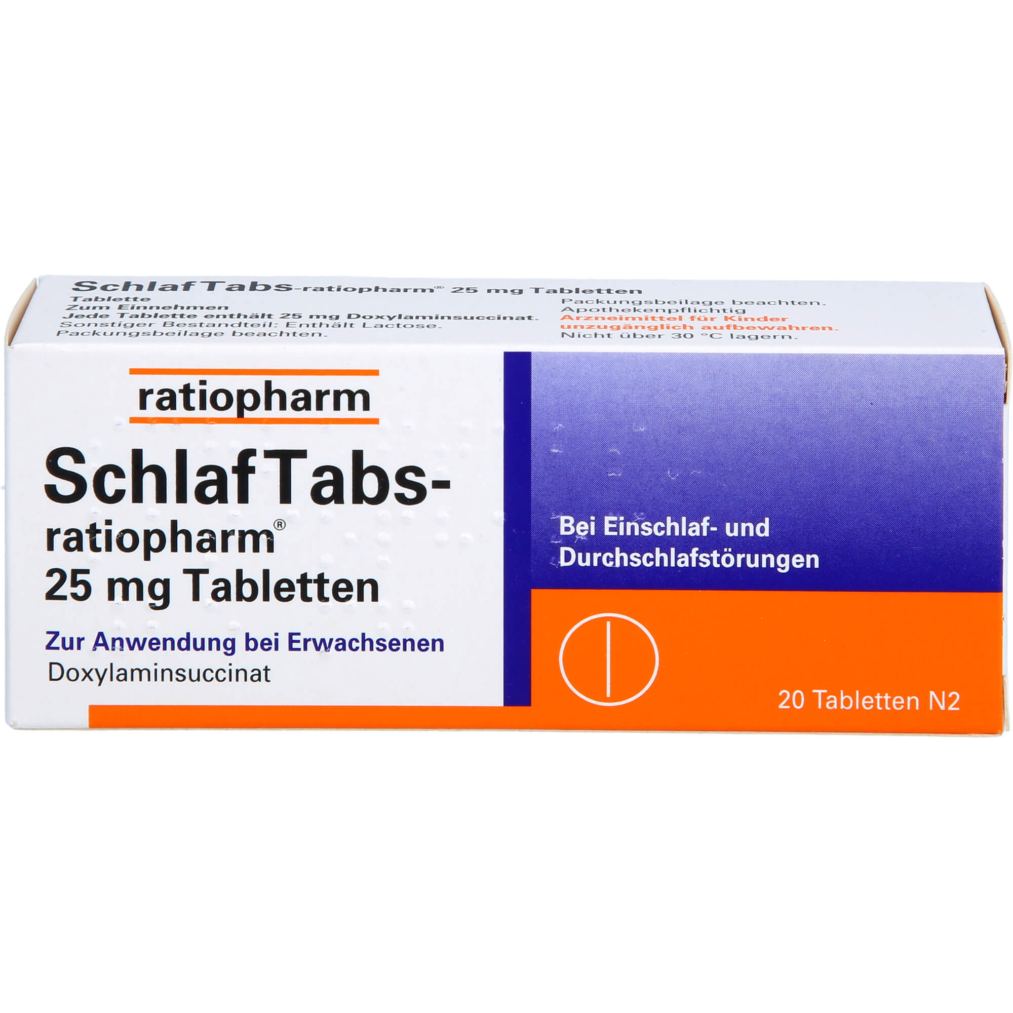 SCHLAF TABS-ratiopharm 25 mg Tabletten