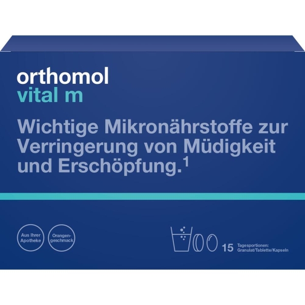ORTHOMOL Vital M Granulat/Kap./Tabl.Kombip.15 Tage