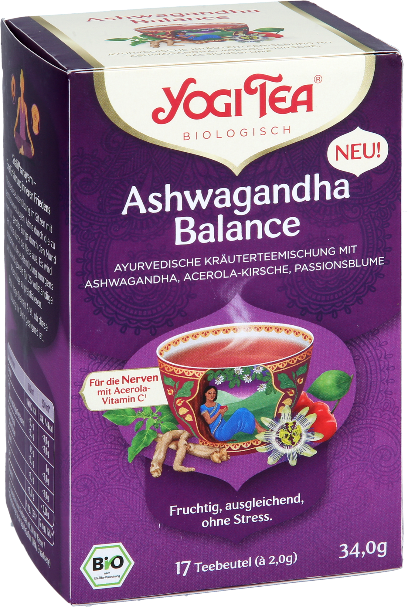 YOGI TEA Ashwagandha Balance Bio Filterbeutel