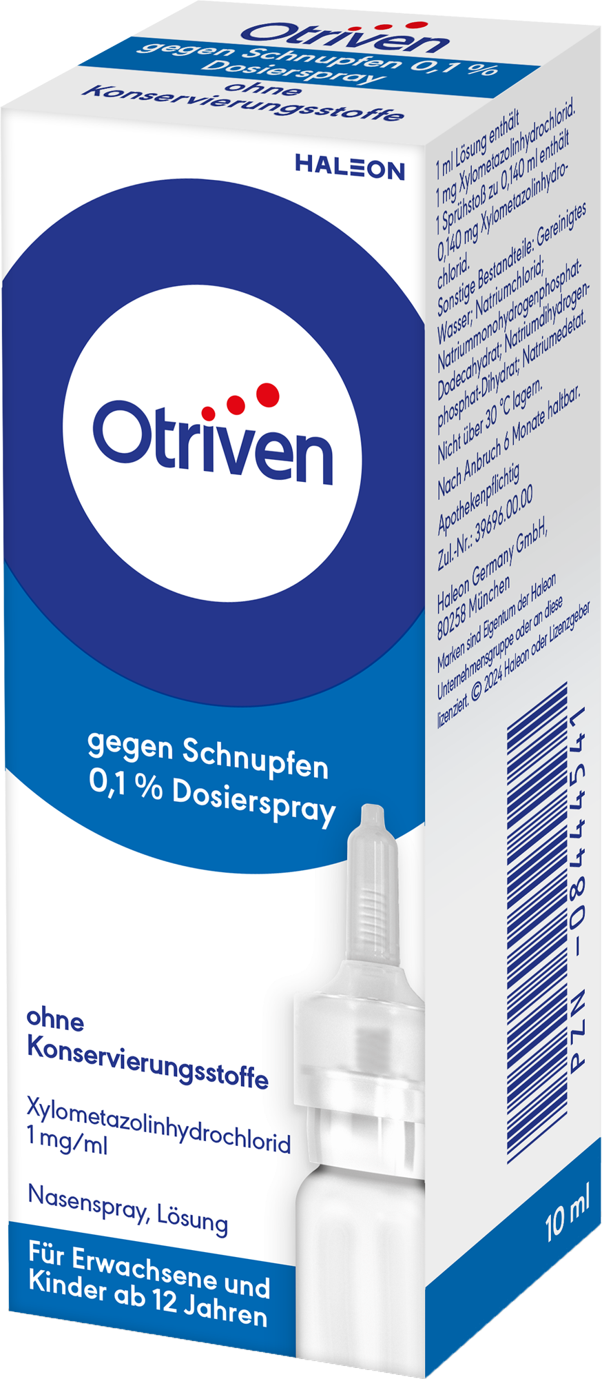 OTRIVEN 0,1% Dosierspray o.Konservierungsstoffe