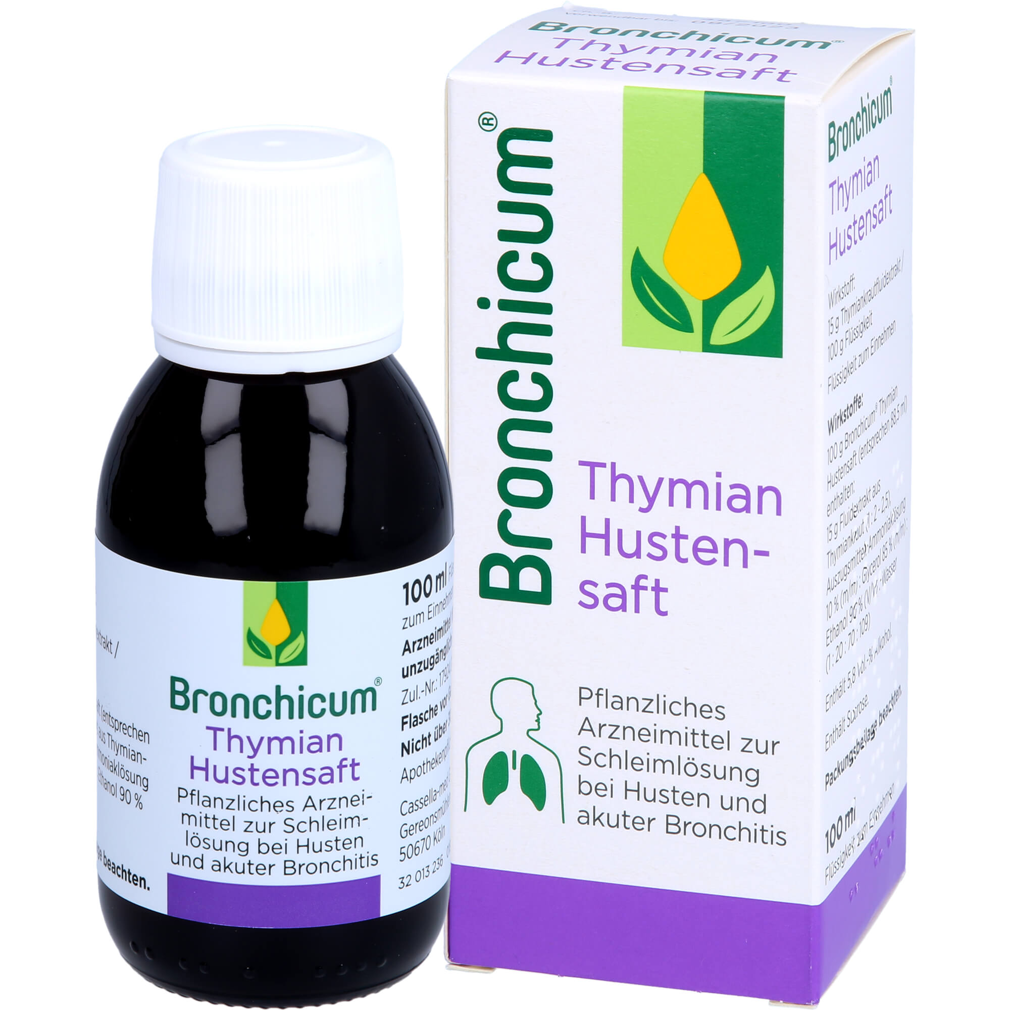BRONCHICUM Thymian Hustensaft 100 ml
