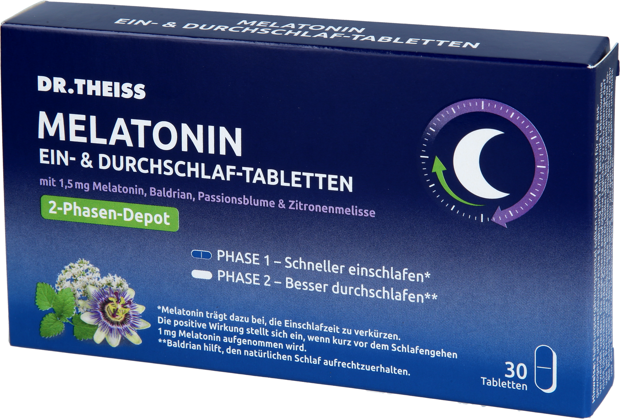 DR.THEISS Melatonin Ein- & Durchschlaf-Tabletten 30 St