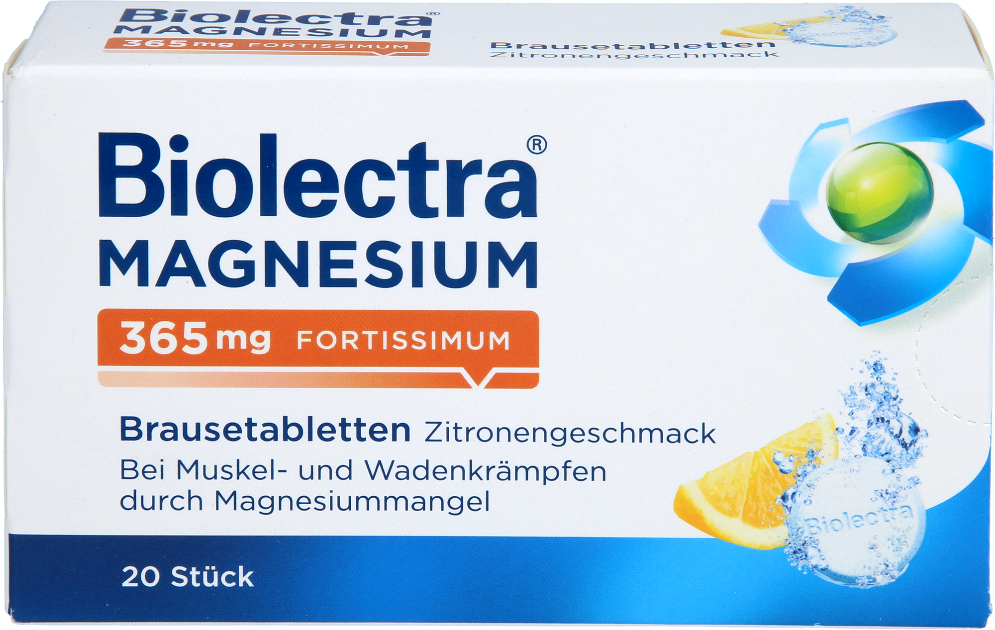 BIOLECTRA Magnesium 365 mg fortissimum Zitrone 20 St