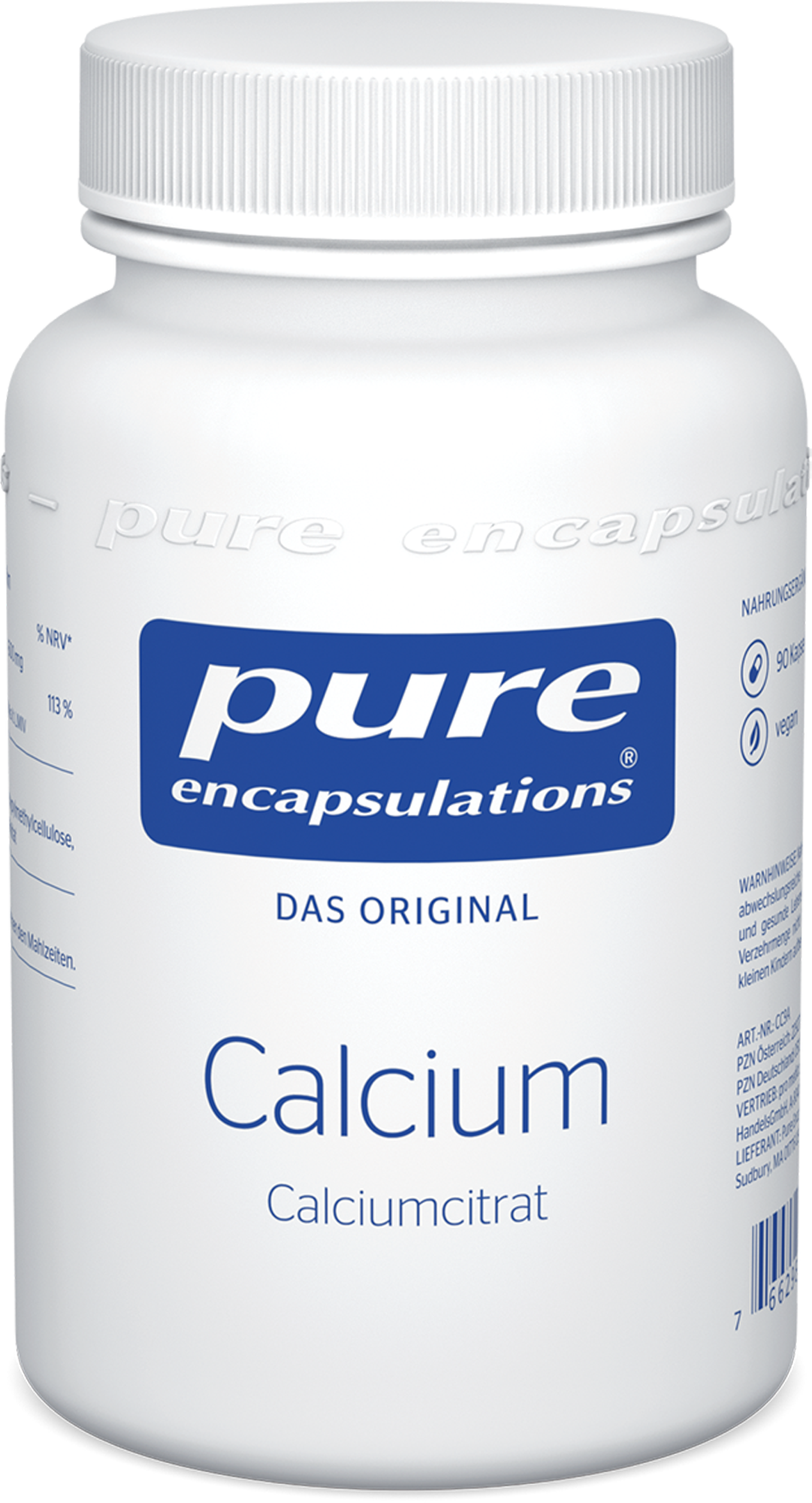 PURE ENCAPSULATIONS Calcium Calciumcitrat Kapseln 90 St