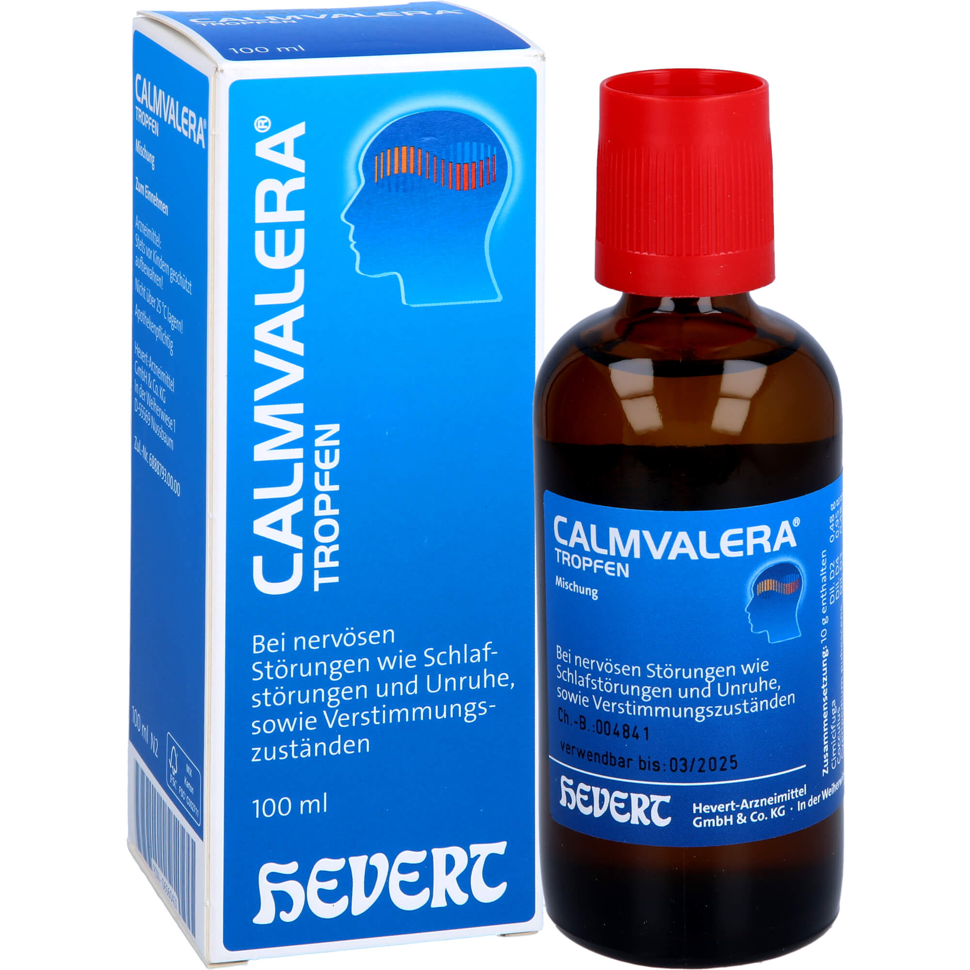 CALMVALERA Hevert Tropfen 100 ml