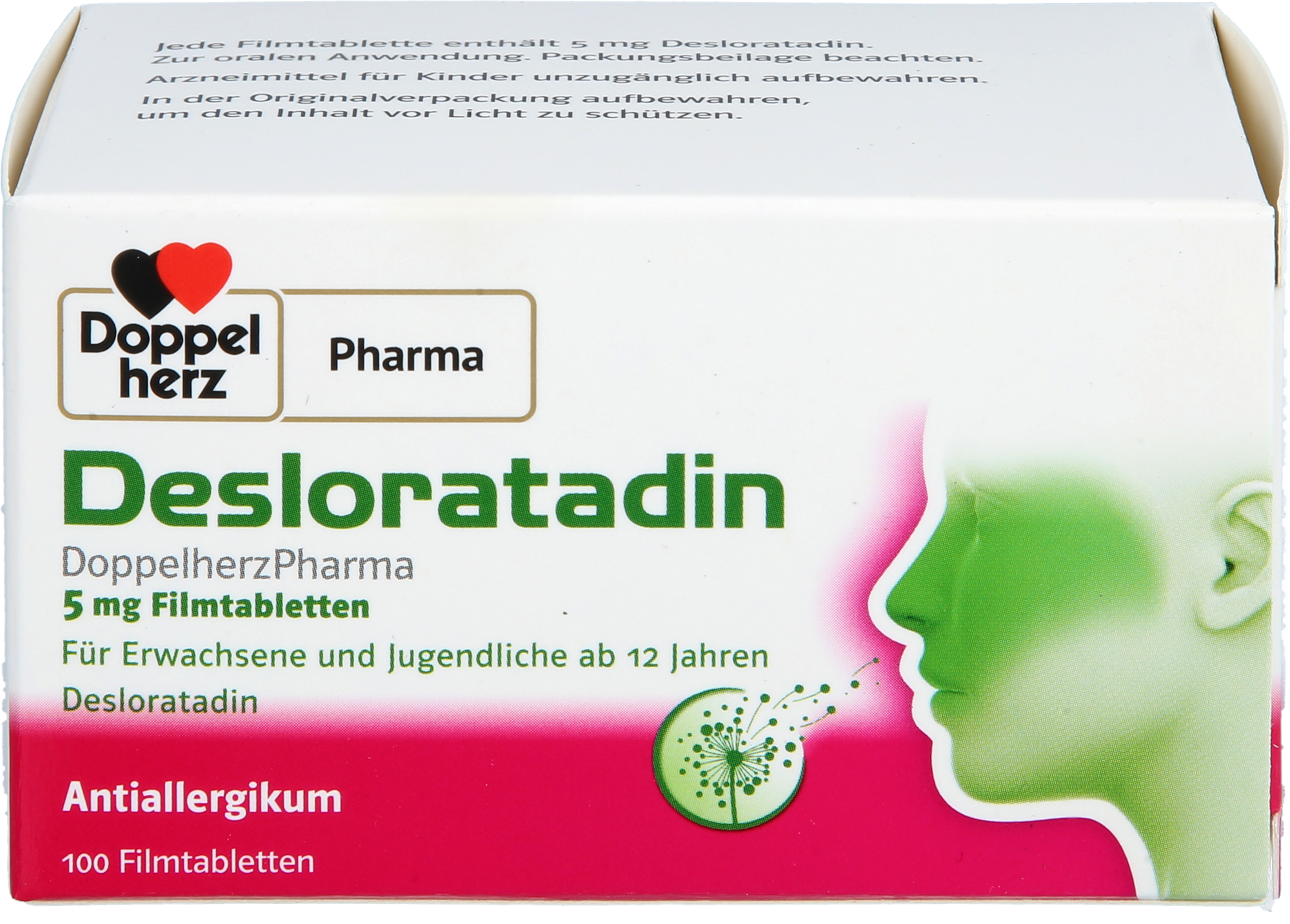 DESLORATADIN DoppelherzPharma 5 mg Filmtabletten 100 St