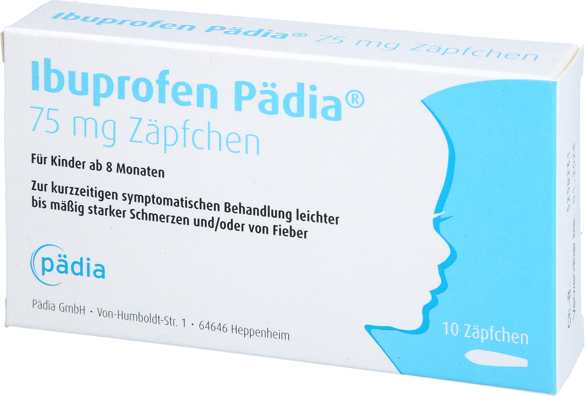 IBUPROFEN Pädia 75 mg Zäpfchen