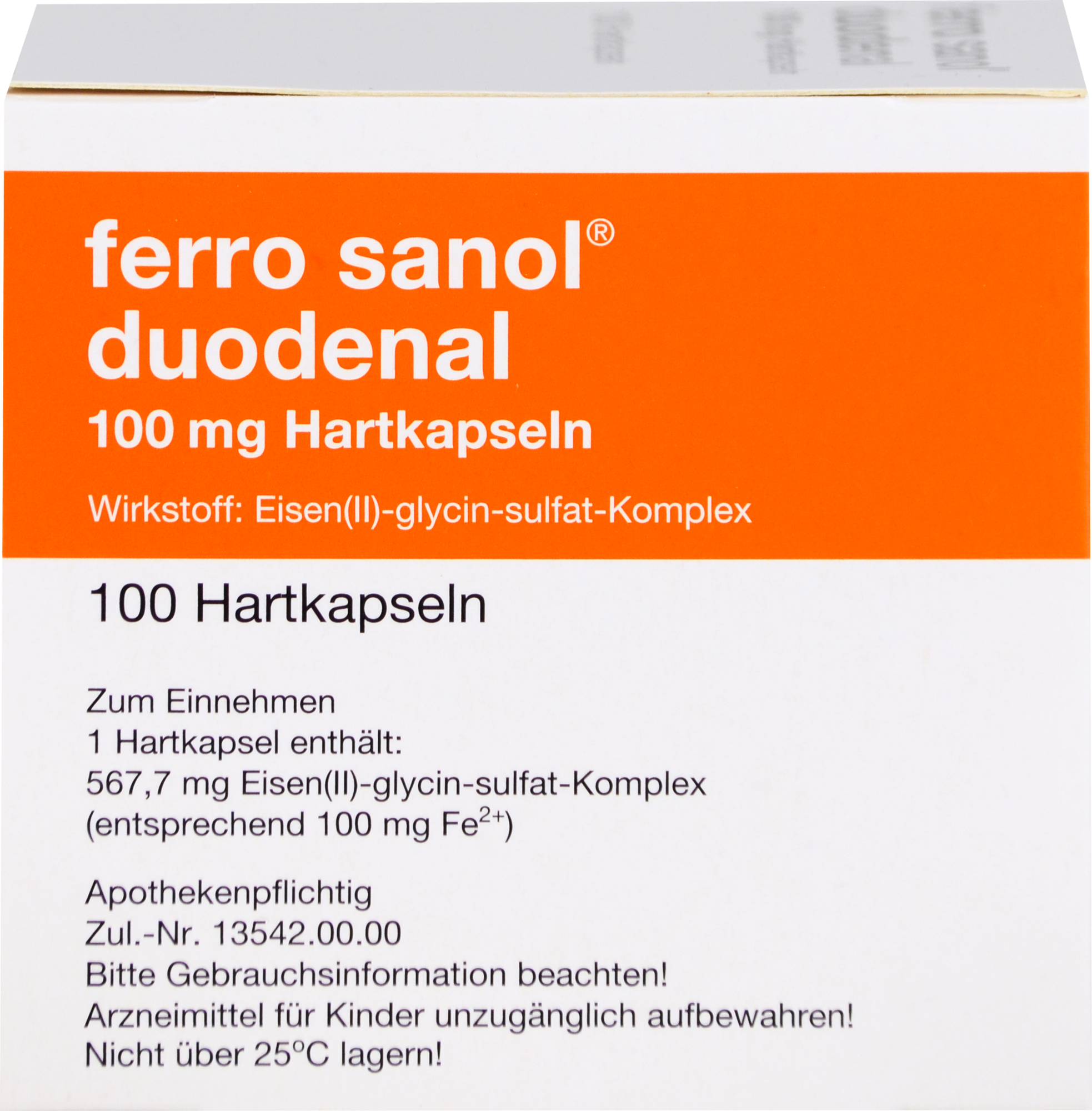 FERRO SANOL duodenal Hartkaps.m.msr.überz.Pell. 100 St