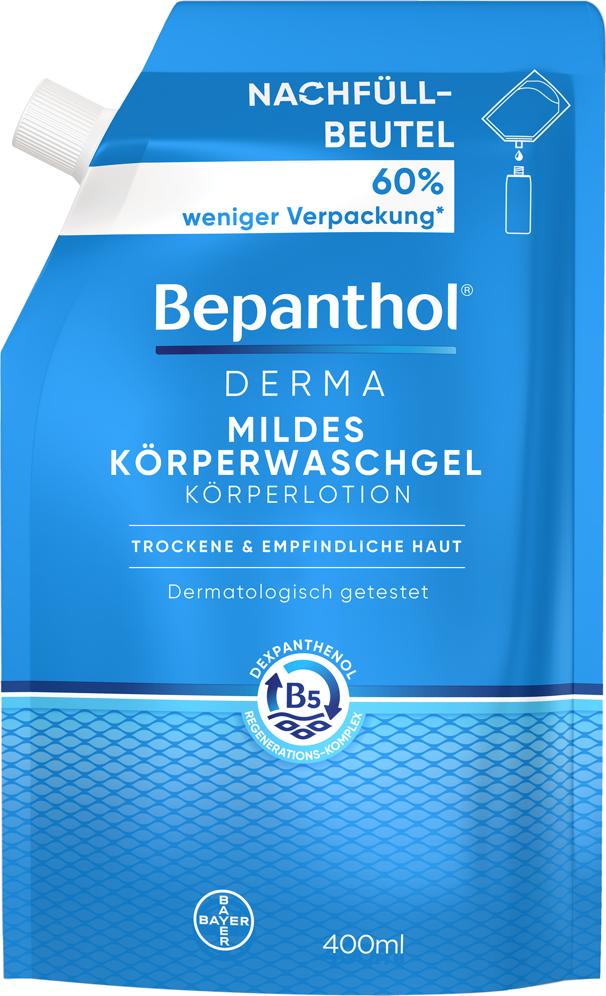 BEPANTHOL Derma mildes Körperwaschgel 1X400 ml