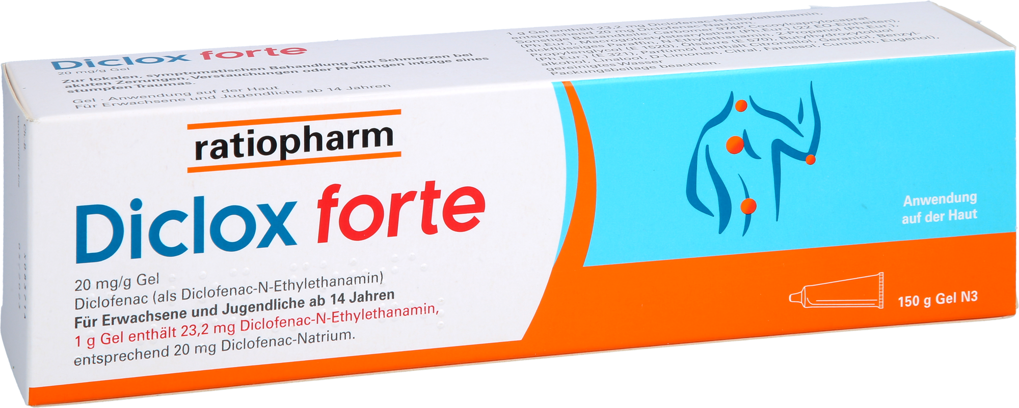 DICLOX forte 20 mg/g Gel 150 g