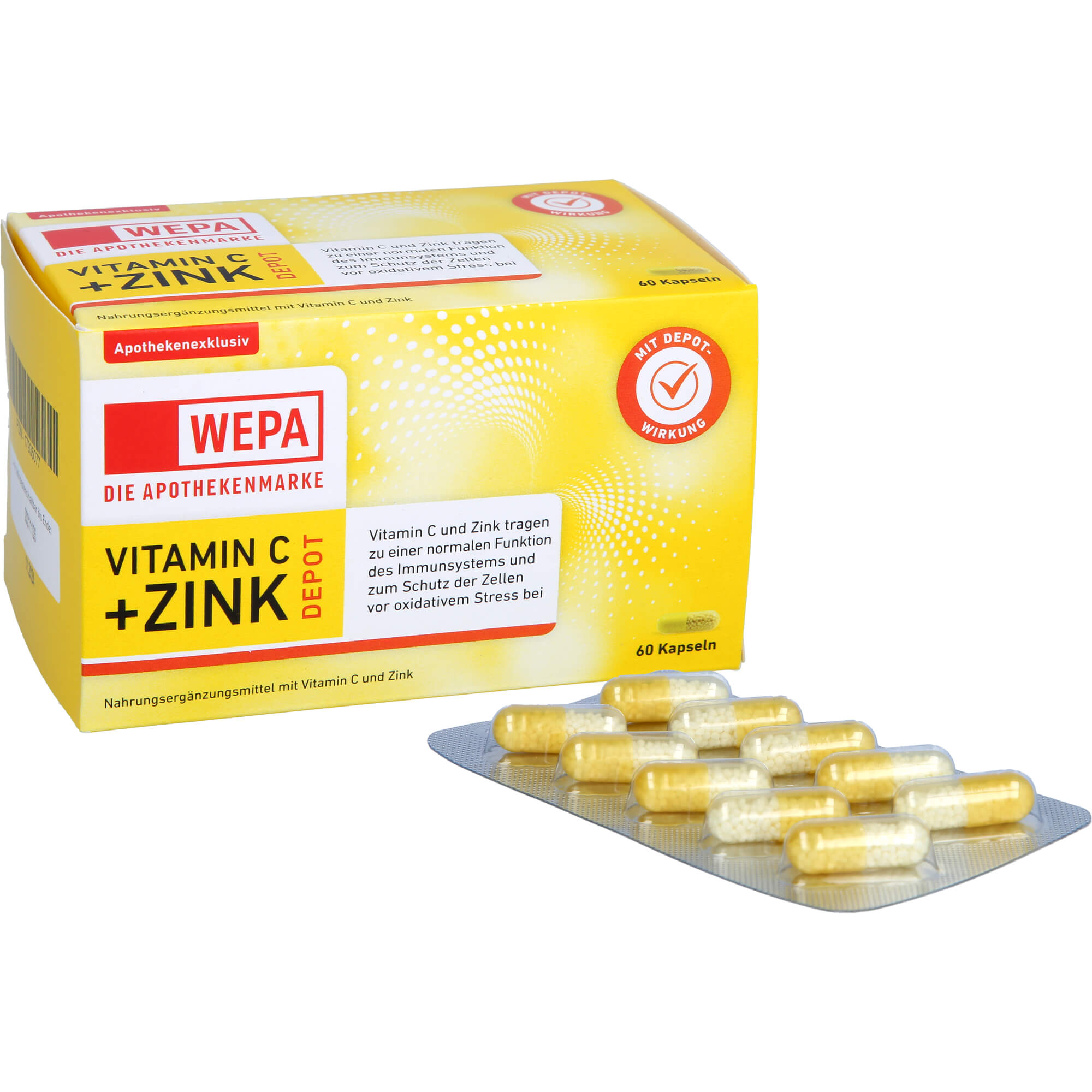WEPA Vitamin C+Zink Kapseln