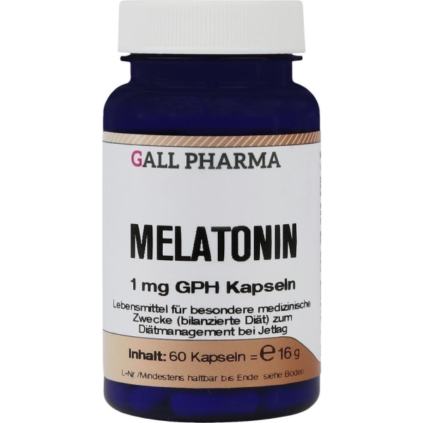 MELATONIN 1 mg GPH Kapseln 60 St