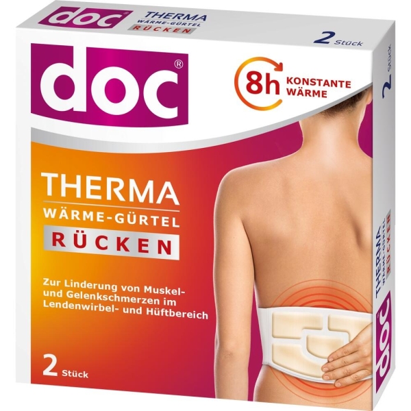DOC THERMA Wärme-Gürtel Rücken 2 St