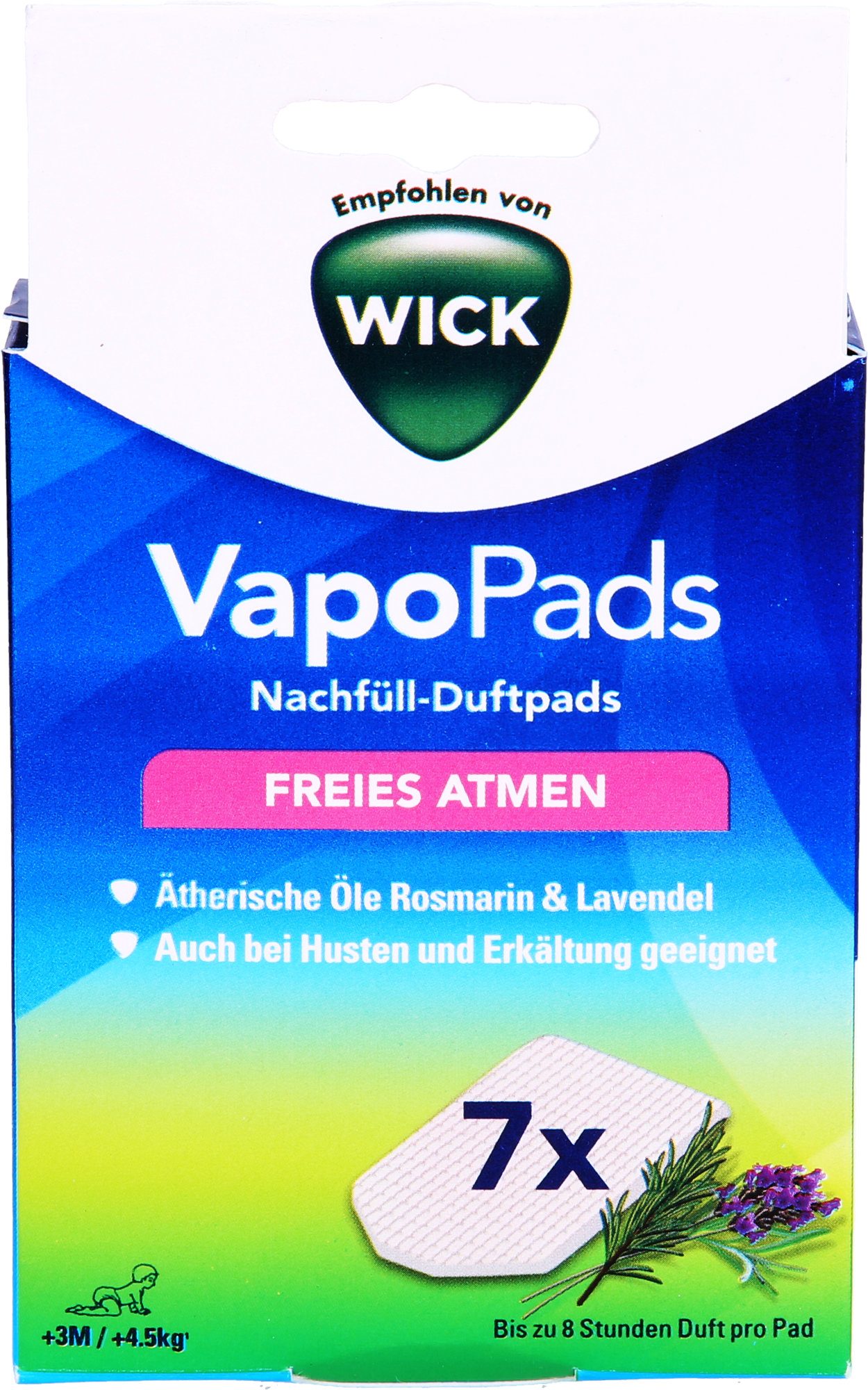 WICK VapoPads 7 Rosmarin Lavendel Pads WBR7