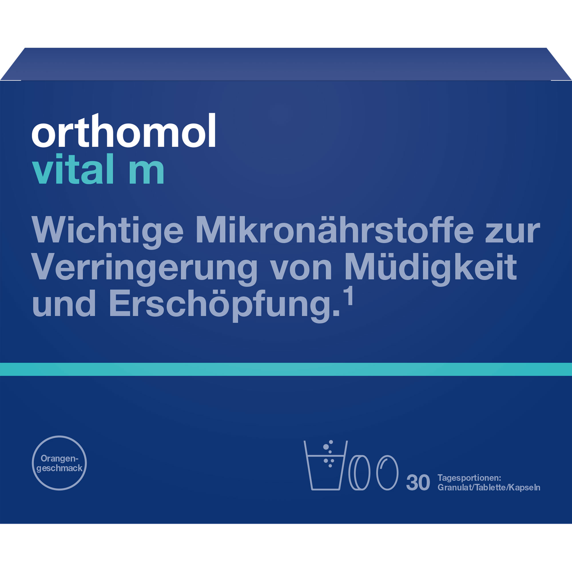 ORTHOMOL Vital M Granulat/Kap./Tabl.Kombip.30 Tage