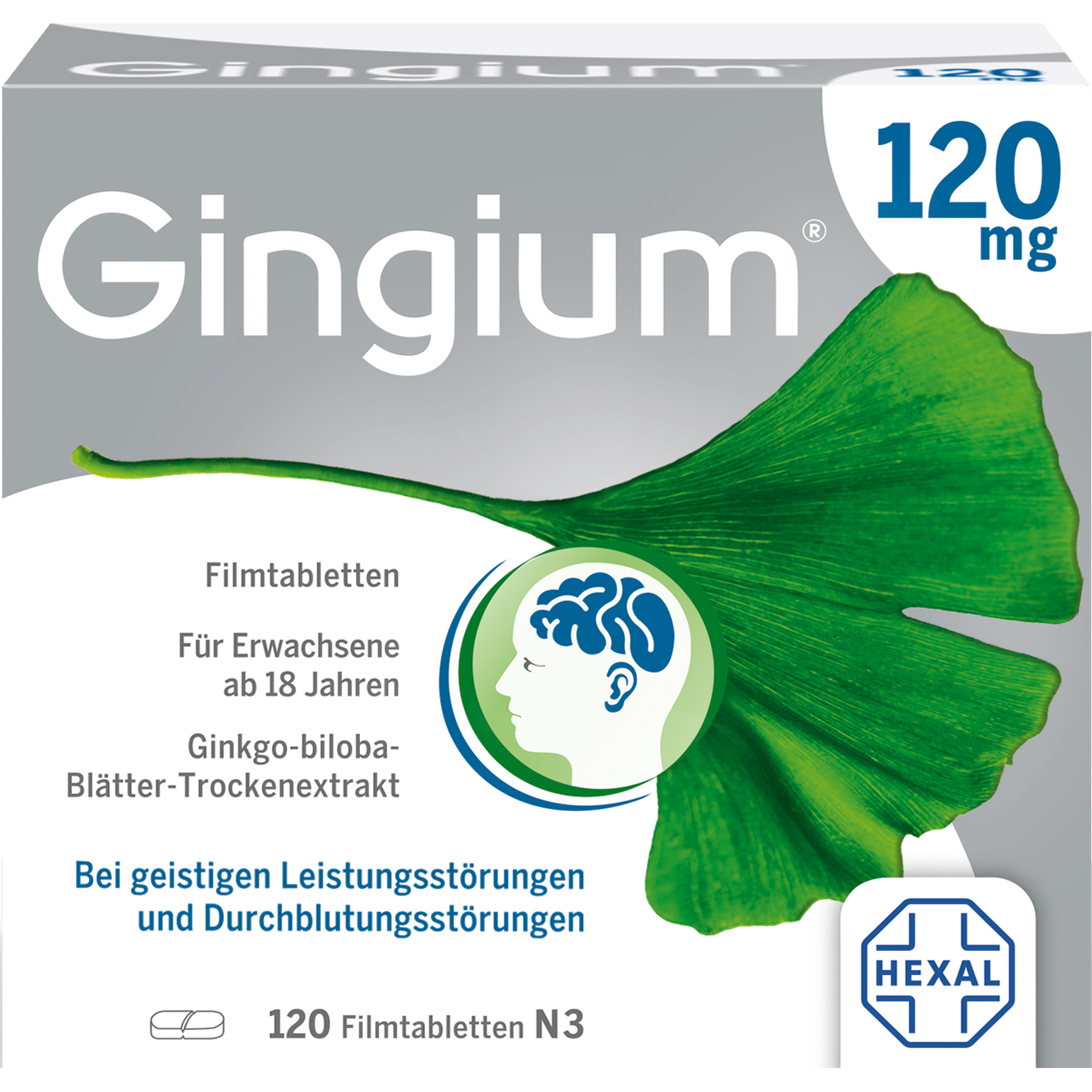 GINGIUM 120 mg Filmtabletten 120 St