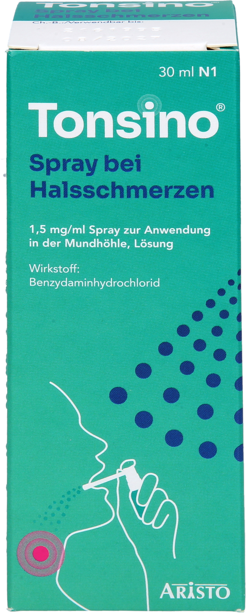 TONSINO Spray b.Hals.1,5mg/ml Spr.z.Anw.i.d.Mundhö